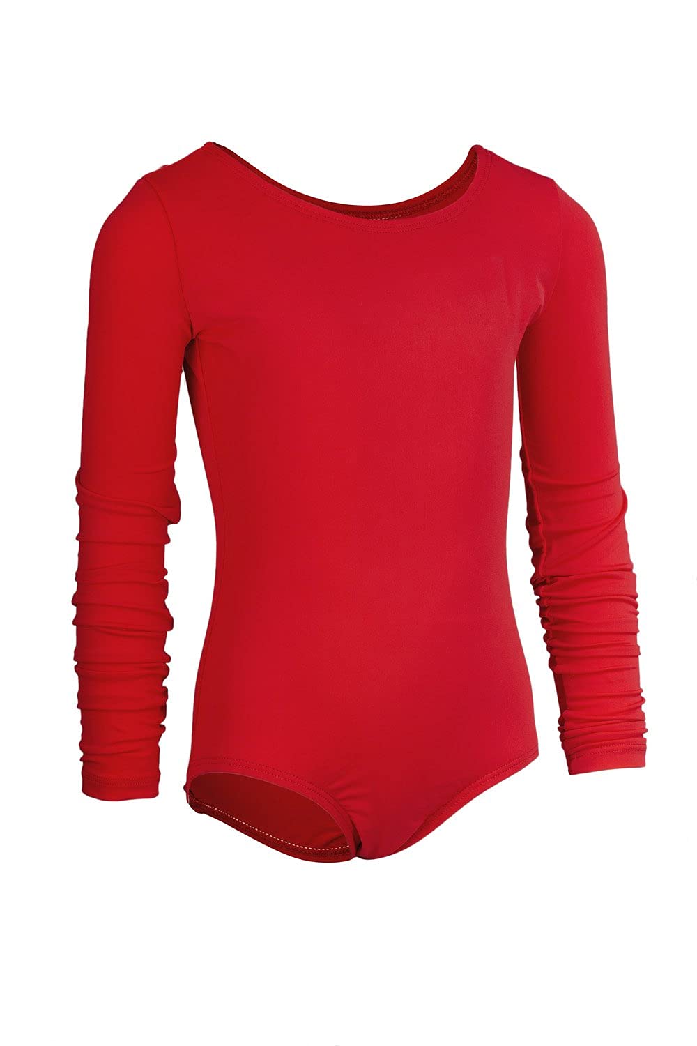 Girls Long Sleeve Leotard for Dance & Gymnastics - Stretchy Ballet Bodysuit for Performance, Practice & Recitals - Toddler to Teen Sizes