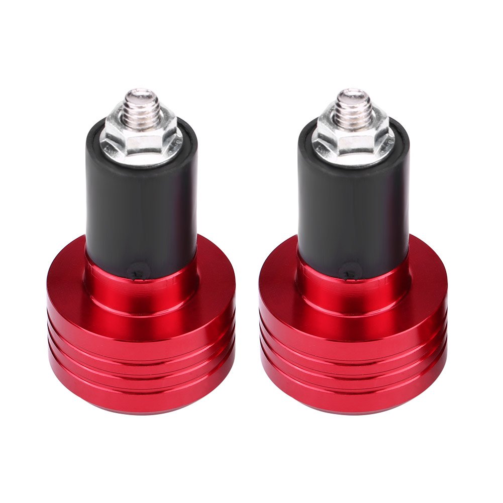 22mm Universal Motorcycle Bar Ends - Aluminum Grip Plugs for Balance & Style - Perfect for Cruisers & Street Bikes