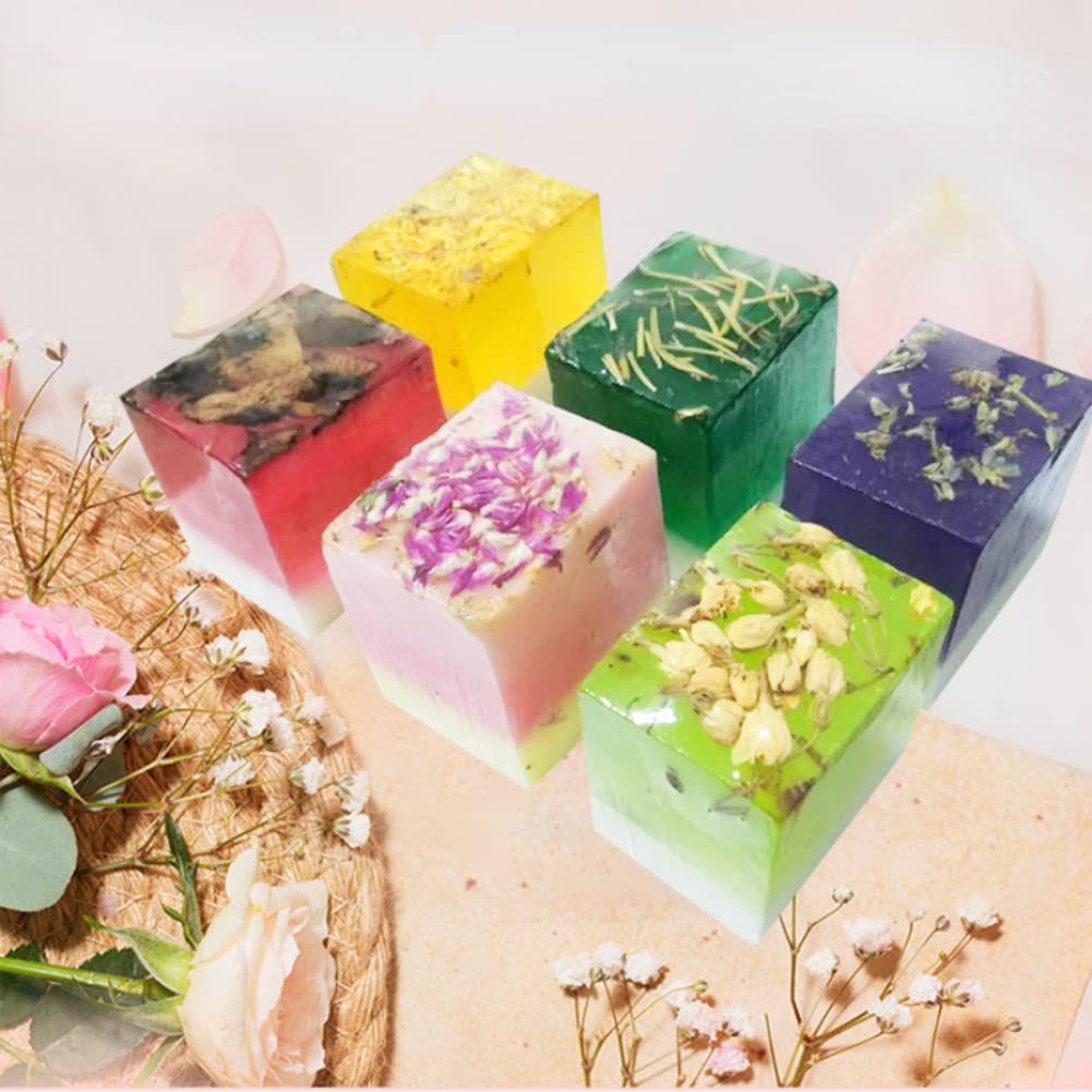**150g Lavender Jasmine Rose Essential Oil Soap – Handmade Dry Flower Soap for Face & Body – Skin Nourishing, Cleansing & Moisturizing – 3PCS Set (Tea Plant) – Perfect for Relaxing Baths, Spa Days & Gift Giving**