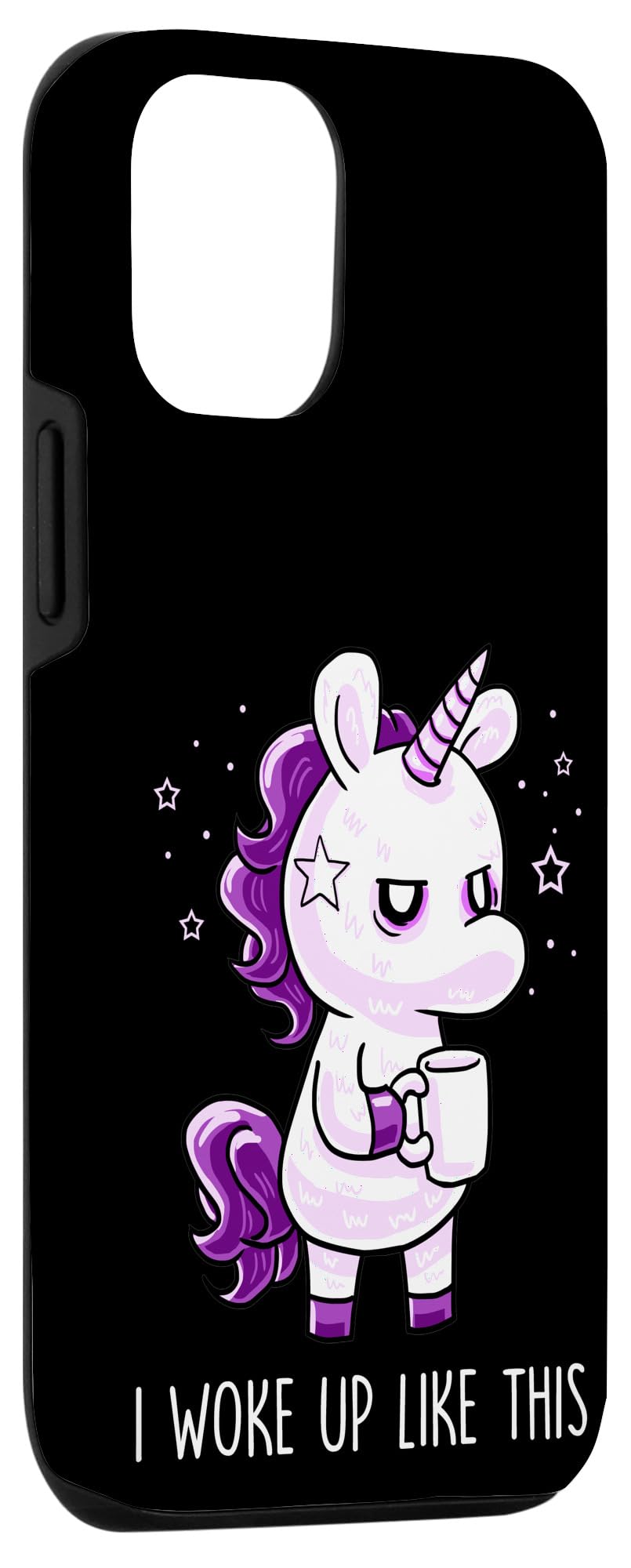 iPhone 12/12 Pro Unicorn Coffee Cup Case - Cute Animal Lover Gift for Women & Girls - Perfect for Daily Use, Office & Travel Accessories