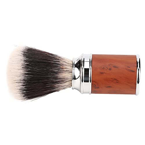 Premium Shaving Brush for Men - Ergonomic Travel Beard Brush with Soft Bristles for Smooth Shaving at Home & On The Go - Ideal for Daily Grooming, Travel Essentials & Barber Kits
