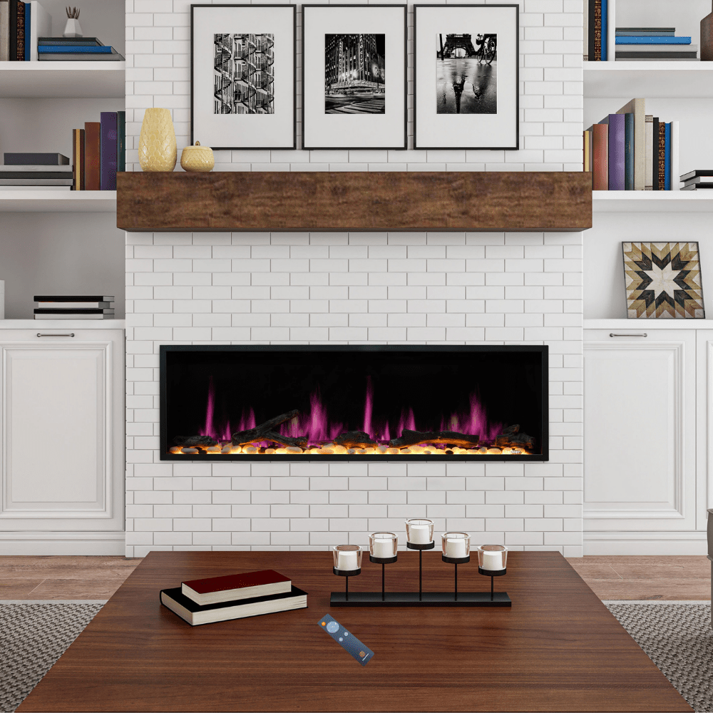 Litedeer Homes Latitude Built-in Smart Electric Fireplace - 50