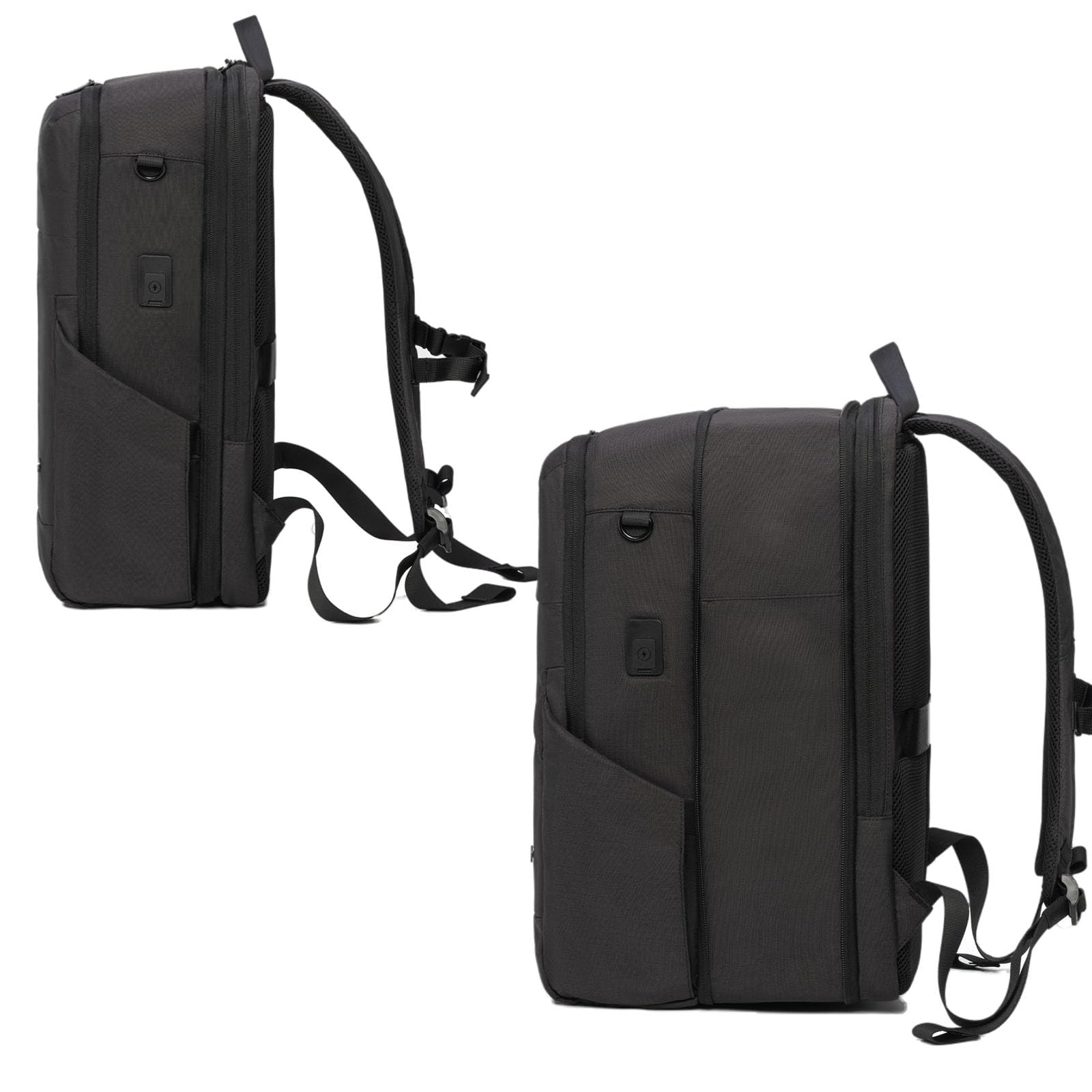 PUREVAVE YKK Zipper Travel Laptop Backpack for Men & Women - Durable Water-Resistant Business Backpack with USB Charging Port, Perfect for Commuting, College, Work & Airplane Travel