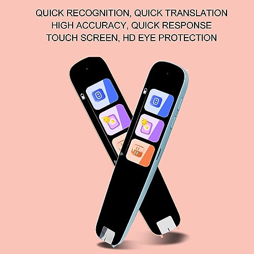 Smart Scanner Pen with Instant Language Translator & Electronic Dictionary - Learn English Fast, Built-in Battery for Portable Use - Perfect for Students, Travelers & Business Professionals