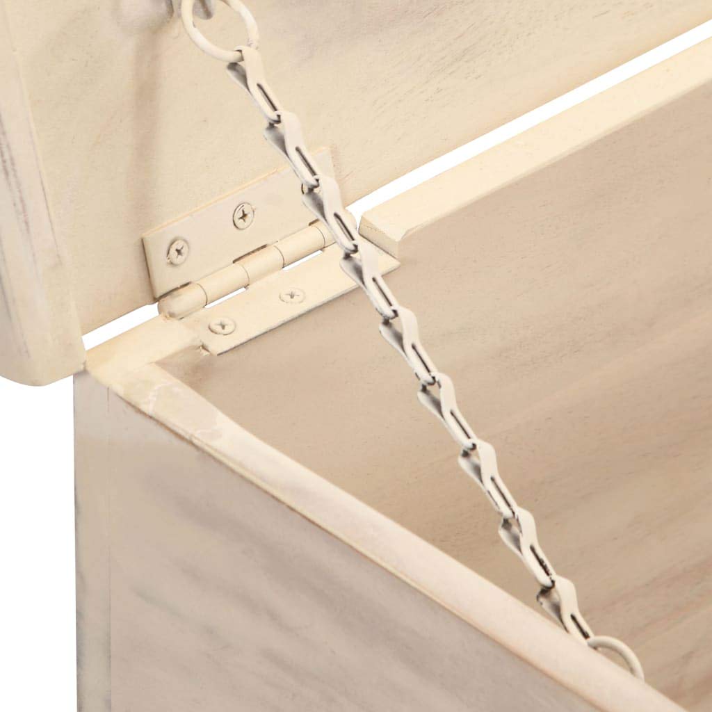 Acacia Wood Storage Box with Hinged Lid - 43.3x15.7x17.7 Inch Jewelry Organizer, Keepsake & Trinket Chest for Home Decor - Fast Shipping | Perfect for Bedroom Closet, Living Room & Office Organization