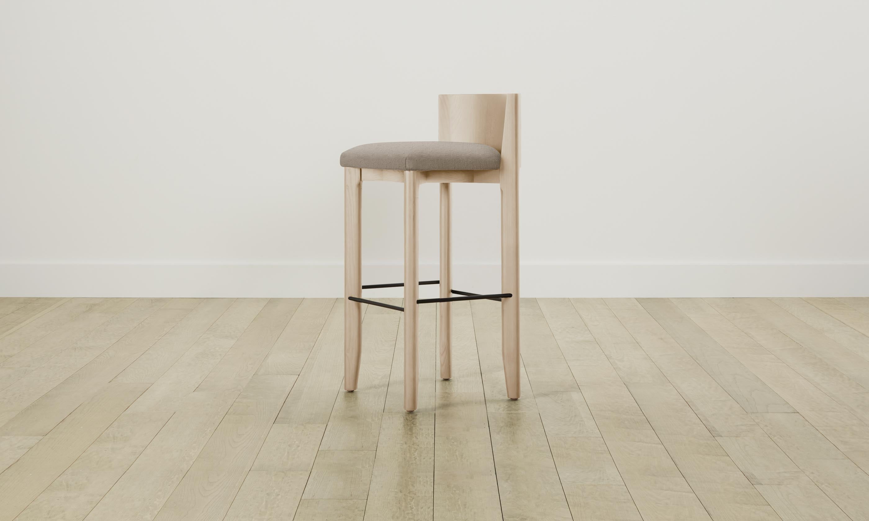 Premium Delancey Bar & Counter Stool with Performance Bouclé Upholstery - Modern Kitchen Island & Home Bar Seating for Dining & Entertaining