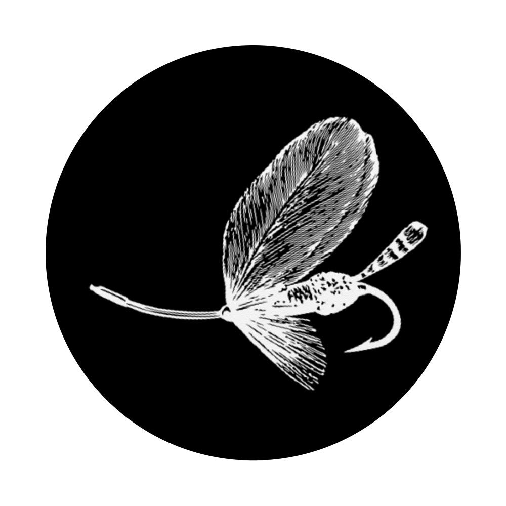 Fly Fishing Smartphone Grip - Swappable PopGrip for Phones & Tablets, Perfect Gift for Fly Lovers, Ideal for Outdoor Adventures & Fishing Trips