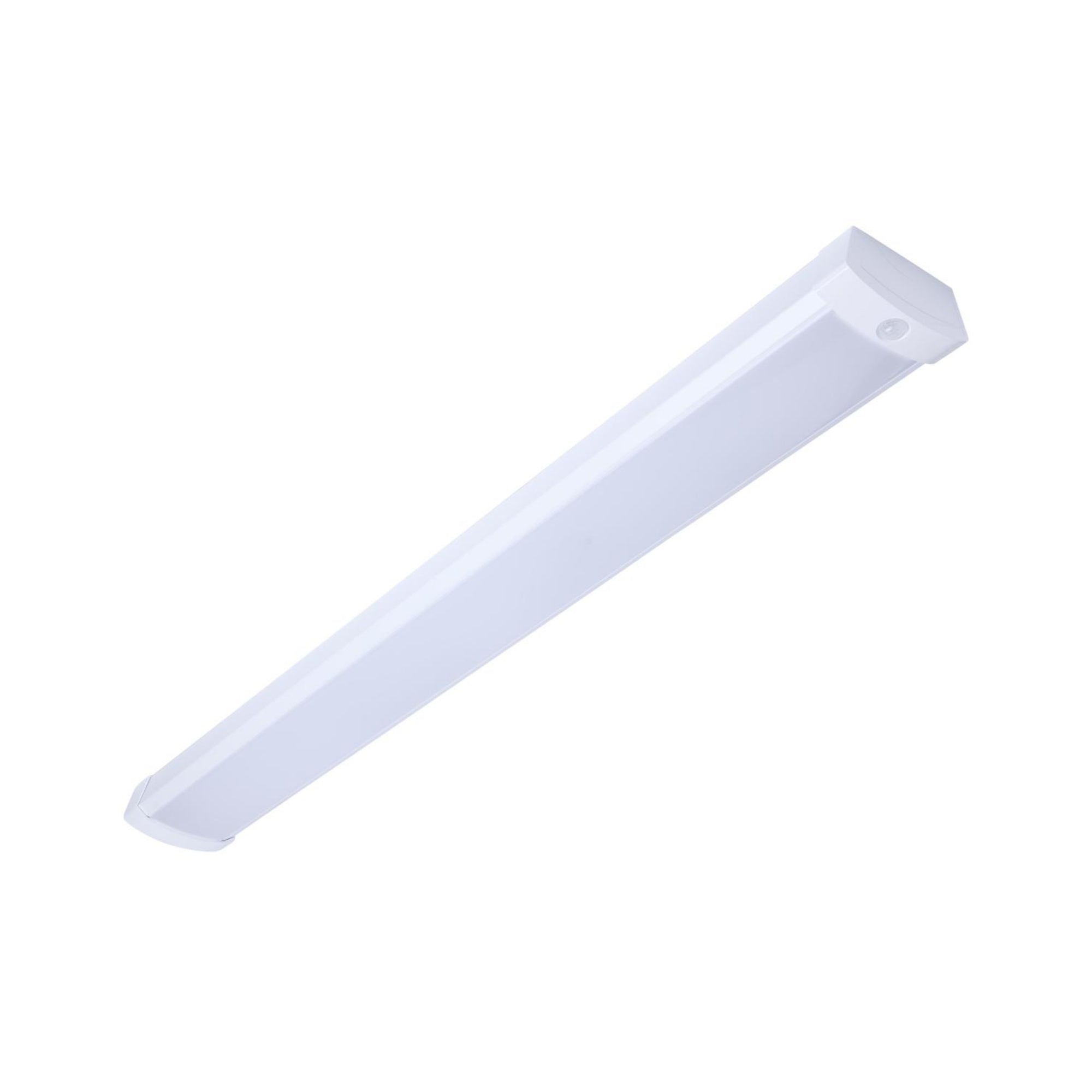 4ft LED Ceiling Wrap Light Fixture - 39W 3400 Lumens with Selectable CCT (3000K-5000K) & Motion Sensor - 120-277V Dimmable - Perfect for Garage, Basement, Warehouse & Commercial Lighting