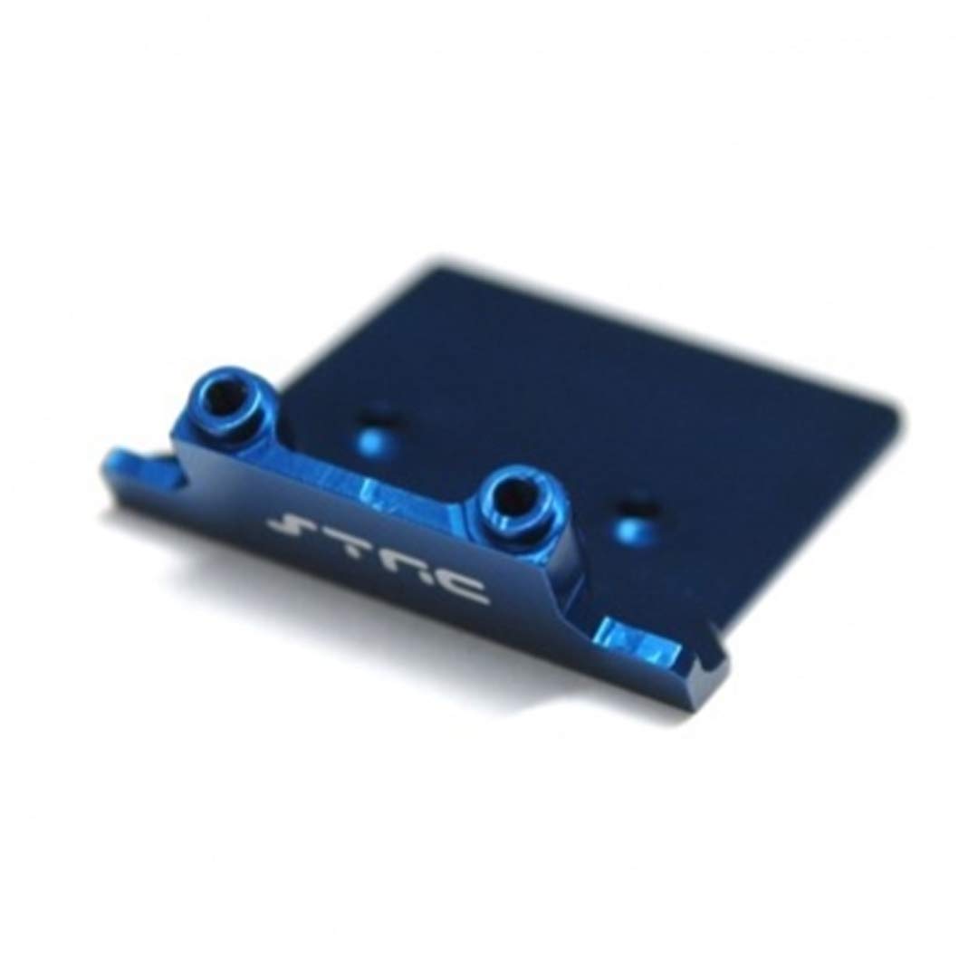 STRC STR320004B Heavy Duty Aluminum Front Skid Plate with Bumper Mount - Blue | Off-Road Vehicle Protection for Jeep, Truck & SUV | Perfect for Rocky Terrains & Adventure Driving