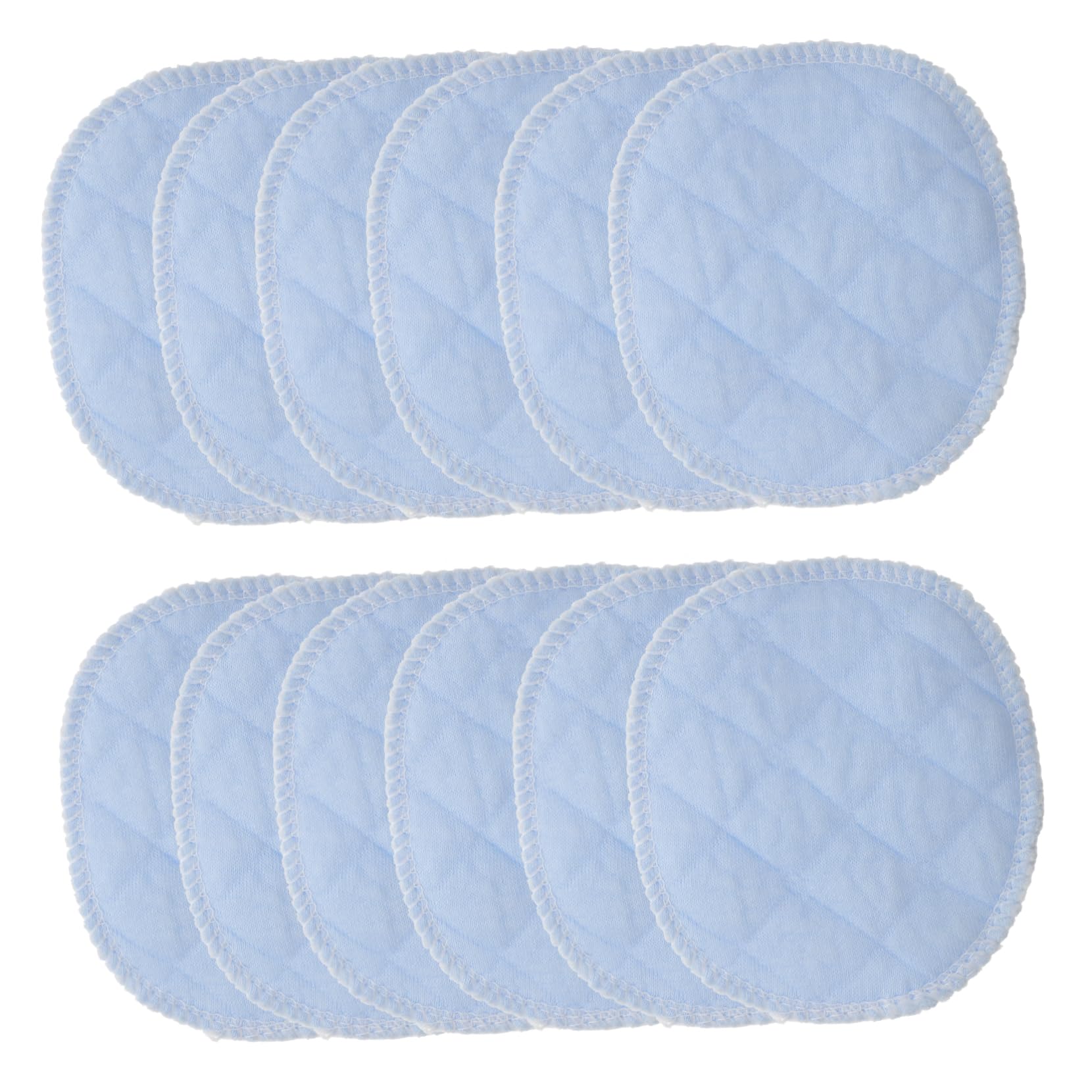 FOMIYES 30pcs Washable Nursing Pads for Breastfeeding - Ultra Soft Cotton Reusable Breast Pads for Leakproof Protection, Comfortable Nipple Covers for Moms & Baby Care (Perfect for Daily Use, Work & Travel)