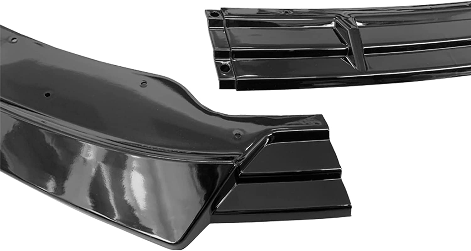 2010-2013 Infiniti G37 Sedan Front Bumper Lip Spoiler (Non-Sport Models) - 3 Piece PU Plastic Splitter for Enhanced Aerodynamics & Sporty Look - Perfect for Car Enthusiasts & Street Racing