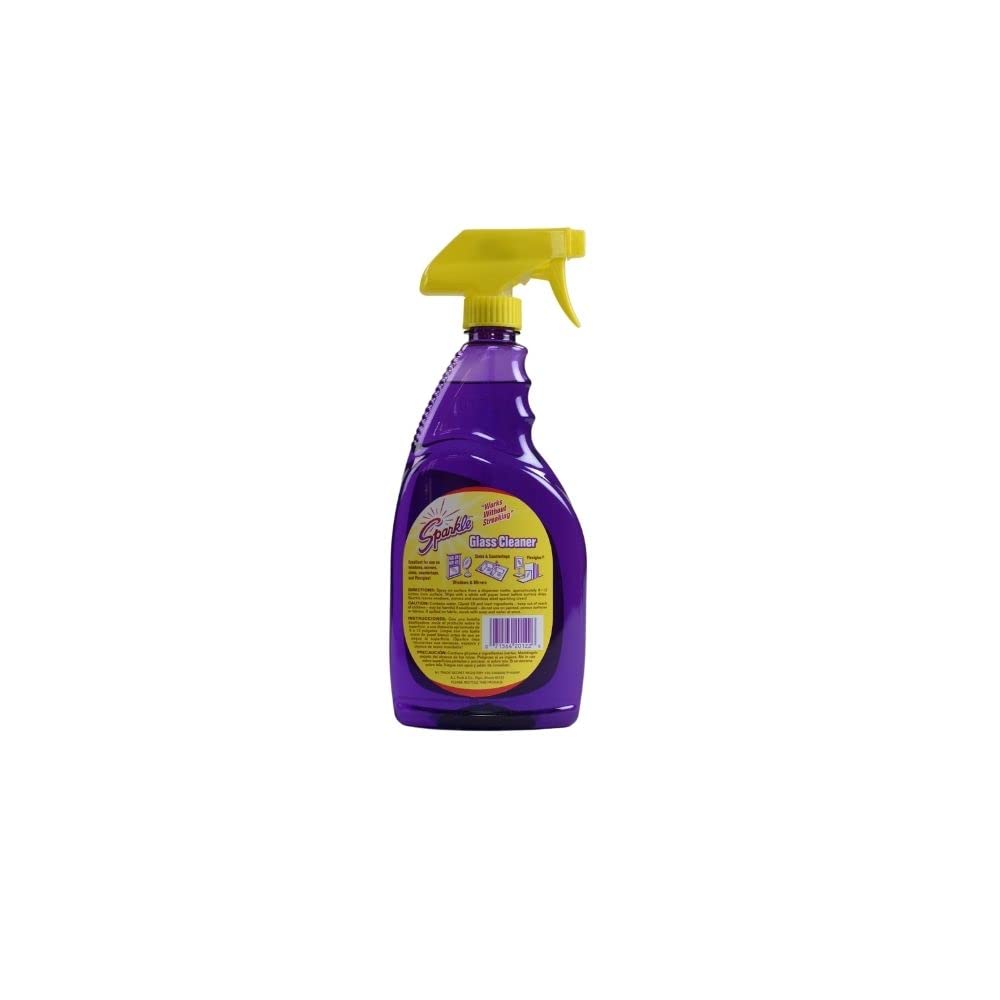Sparkle Window Cleaner - 26 Fl Oz (Pack of 3) | Streak-Free Glass Cleaner for Windows, Mirrors & Glass Surfaces | Perfect for Home, Office & Car Cleaning