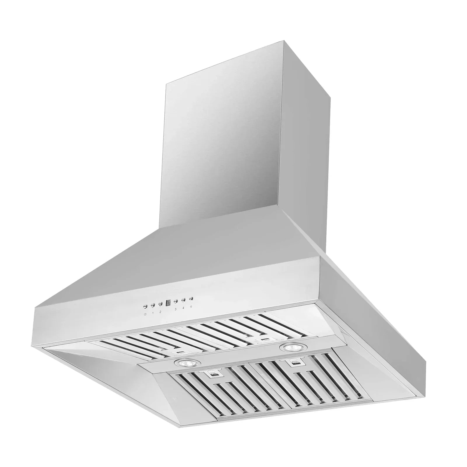 30 Inch 600 CFM Stainless Steel Island Range Hood by Forno - Model FRHIS5129 | Powerful Ventilation for Kitchen Islands & Open Concept Homes