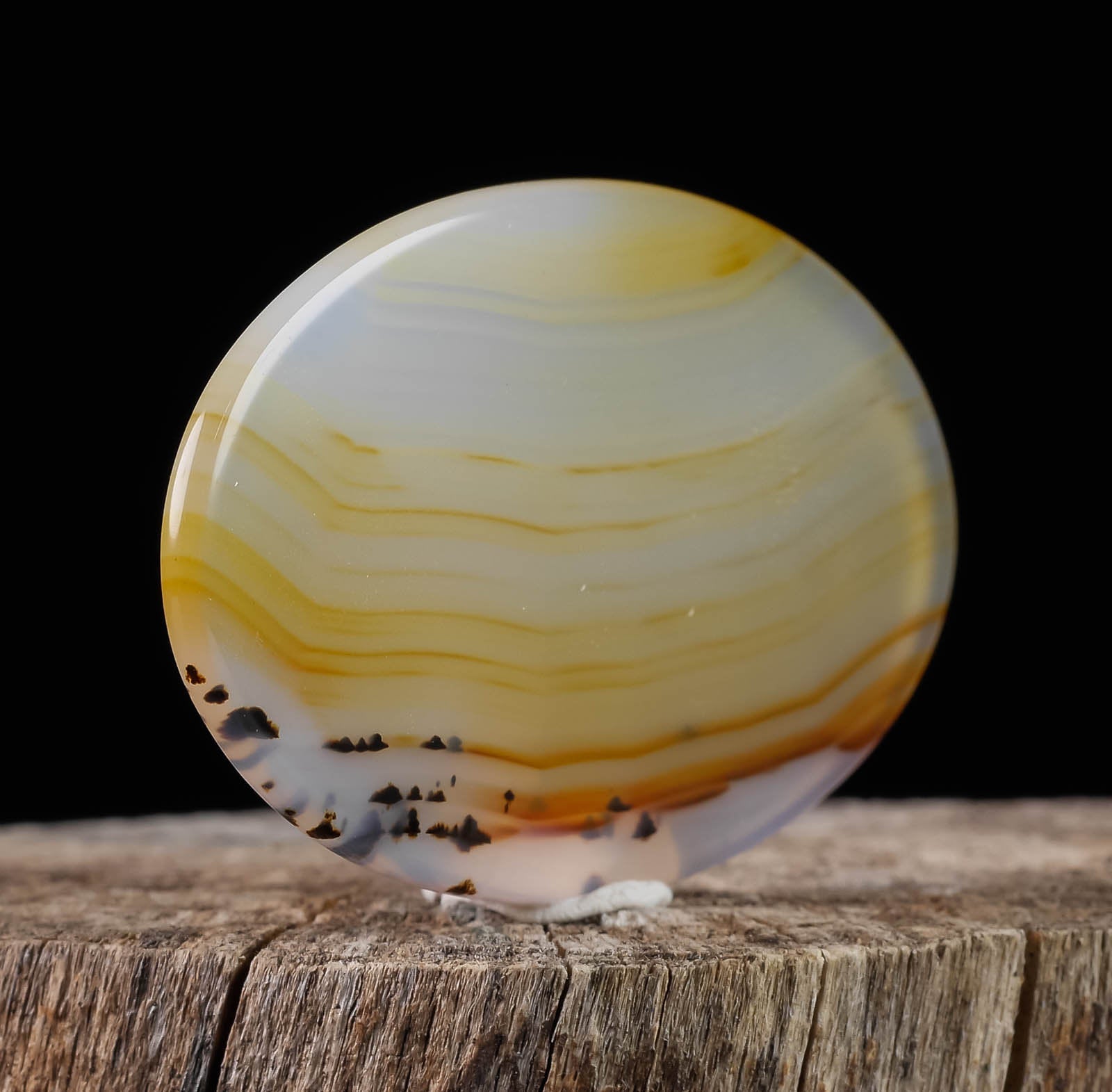 IRIS AGATE Crystal Cabochon Oval - Natural Gemstone for Jewelry Making, Healing Crystals & DIY Crafts - Perfect for Pendants, Rings & Spiritual Decor (Item #37864)