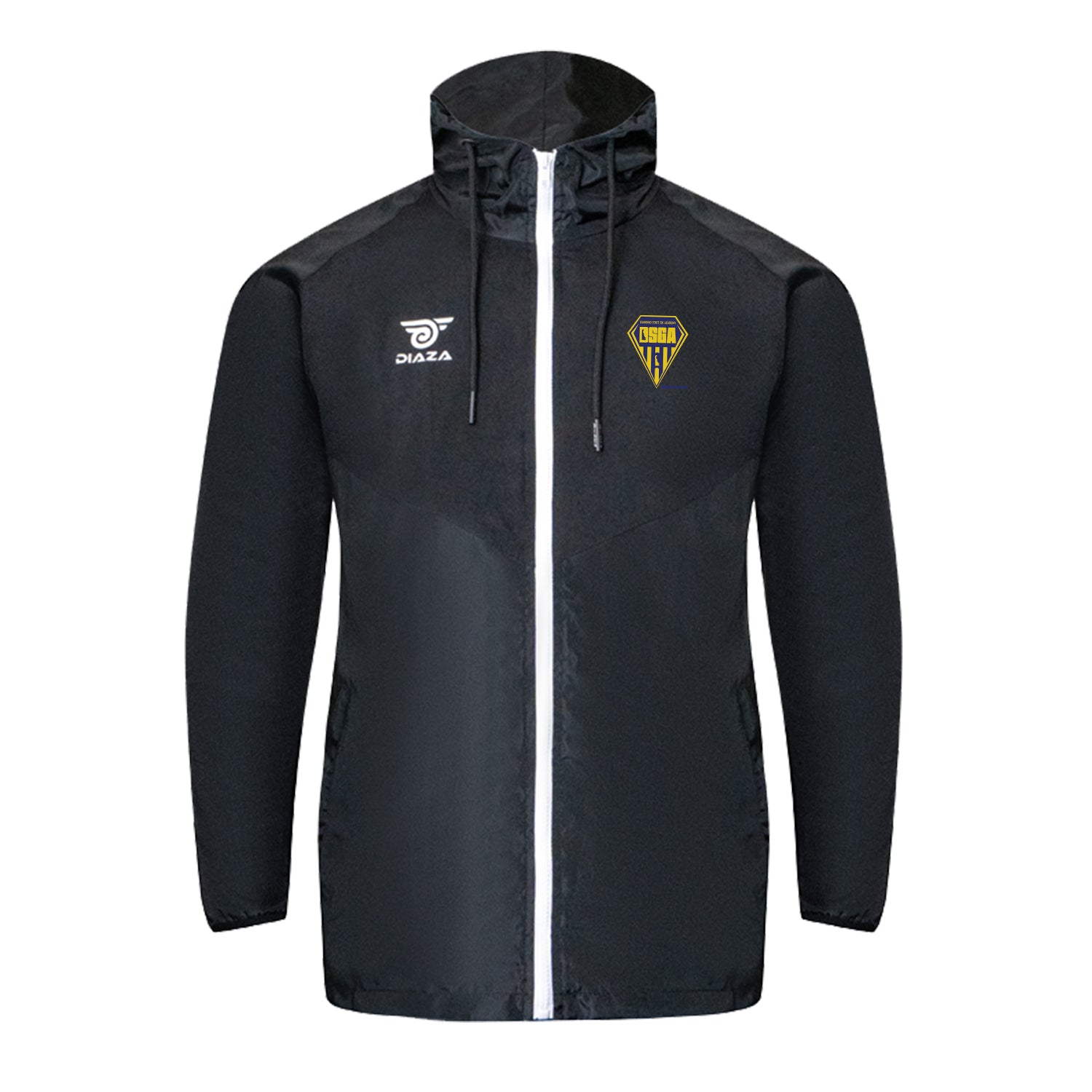 Diamond State Academy Noche WindRunner Jacket - Lightweight Waterproof Windbreaker for Men & Women - Perfect for Hiking, Running, and Outdoor Adventures