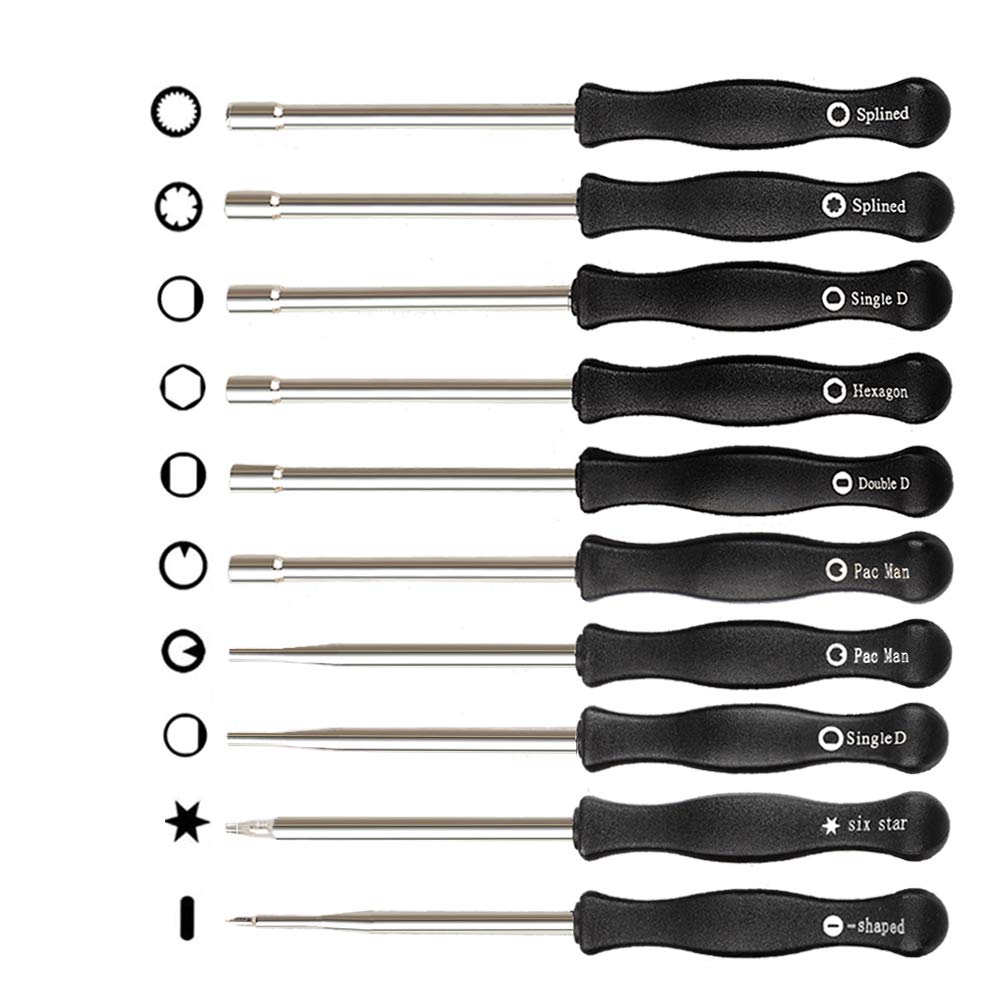 10-Piece Carburetor Adjustment Tool Kit for 2-Cycle Small Engines - Compatible with Echo, STIHL, Poulan, Husqvarna, MTD, Ryobi & Homelite - Perfect for Trimmer, Weed Eater & Chainsaw Tuning & Maintenance