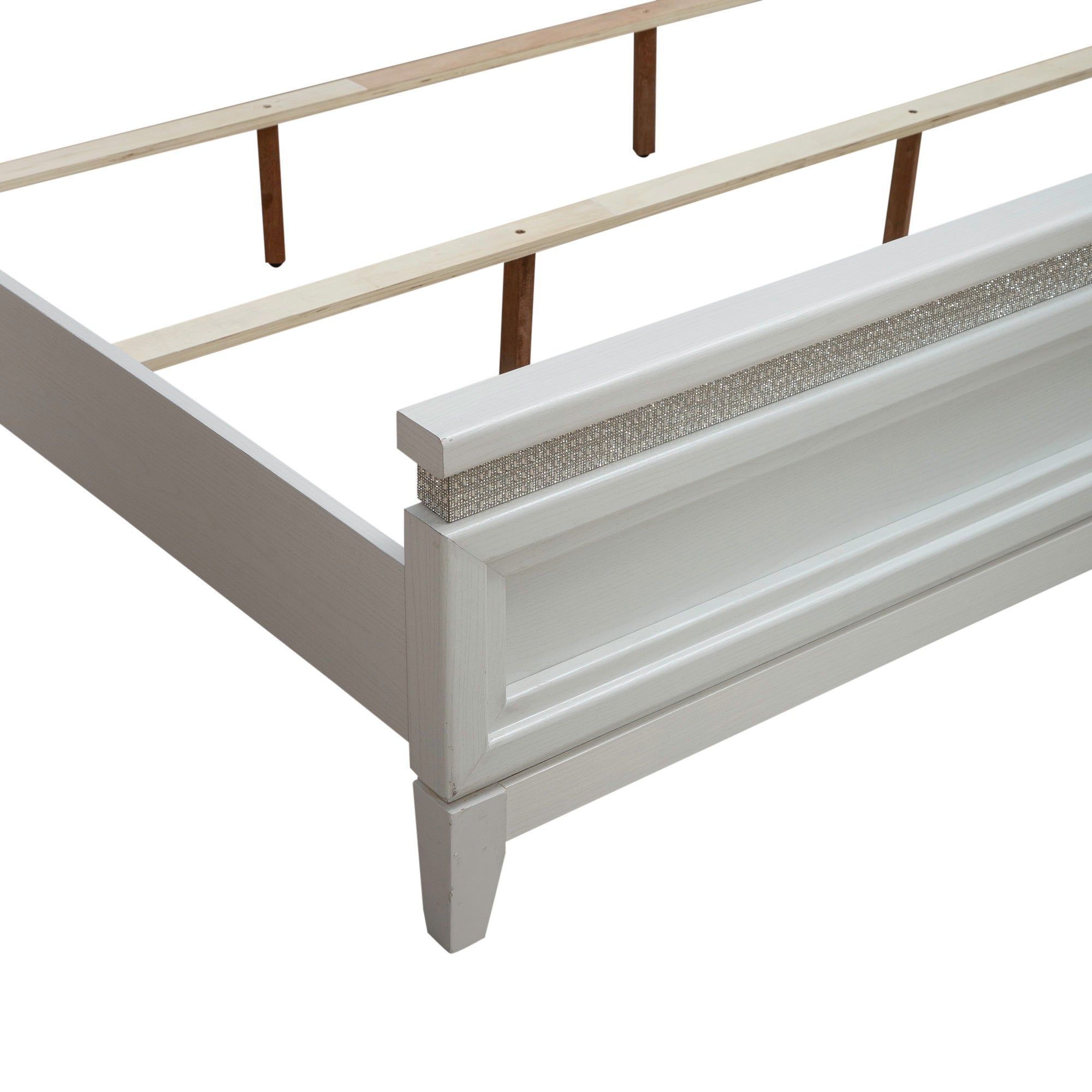 Harlow Upholstered Lighted Bed - Queen Size LED Platform Bed Frame with USB Ports & Storage, Modern Bedroom Furniture for Romantic Ambience & Cozy Nights