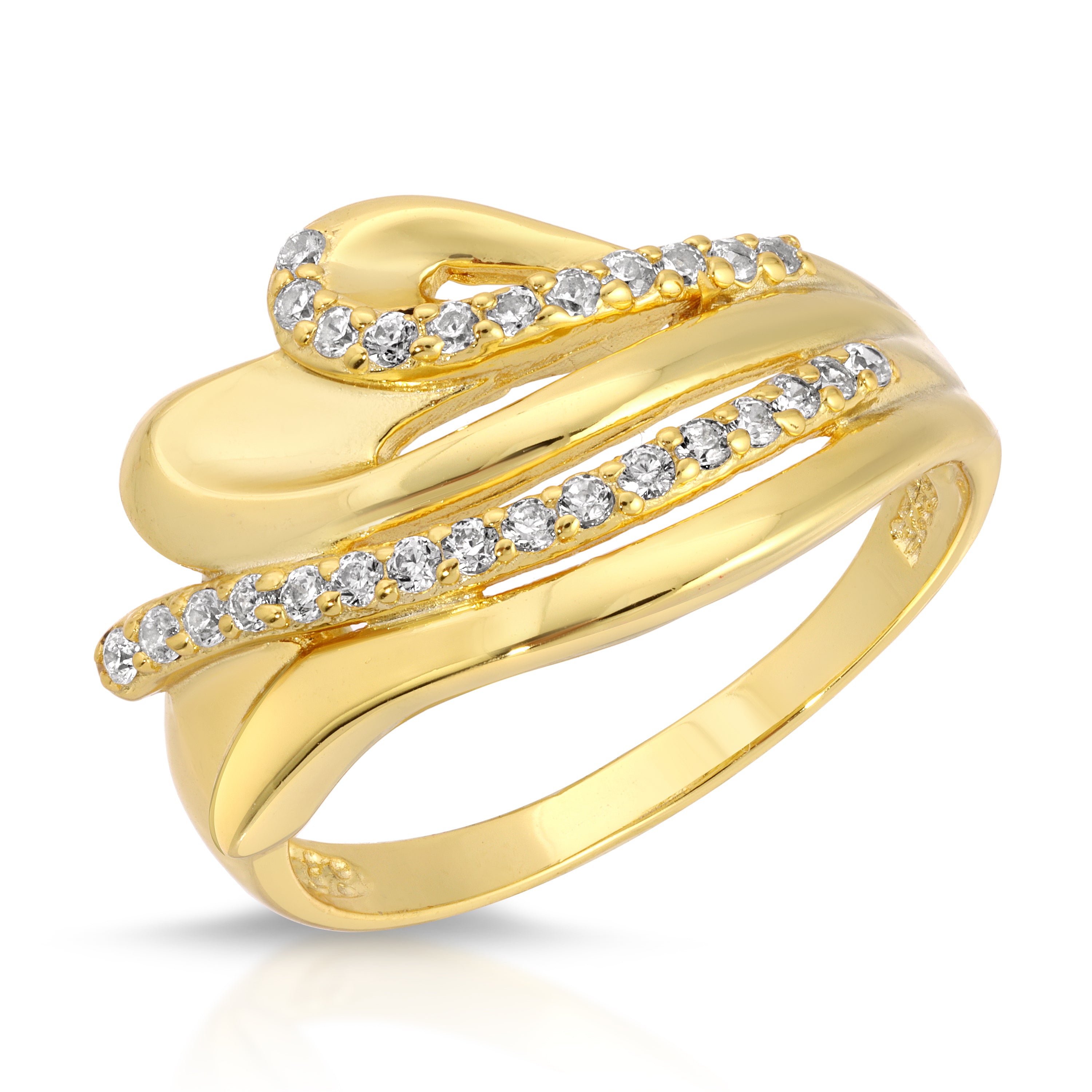 Charlotte Wave Ring - Elegant Silver Stackable Boho Ring for Women | Perfect for Everyday Wear, Layering & Special Occasions