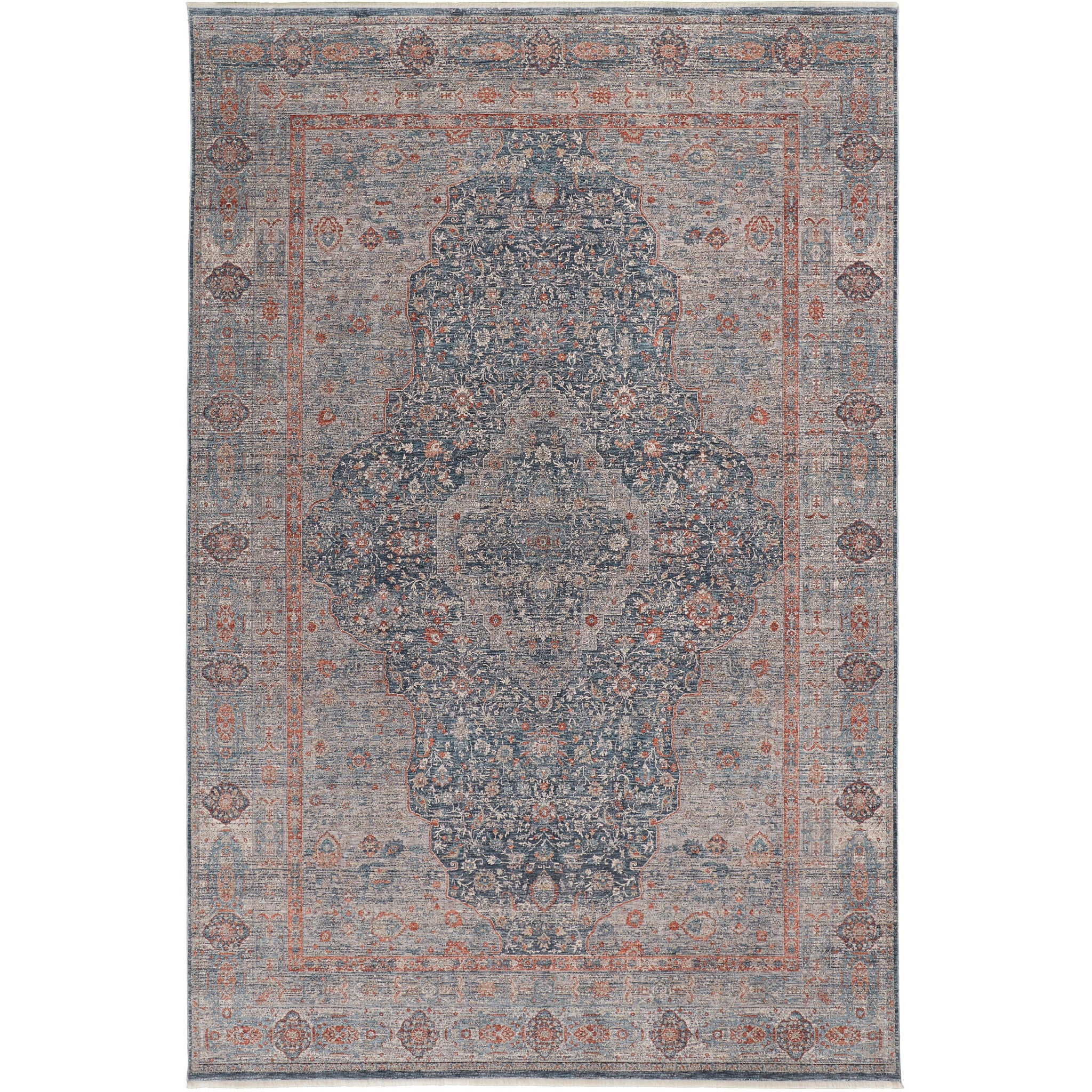 Premium Marquette Blue Area Rug - Soft & Durable Indoor Carpet for Living Room, Bedroom, Office - Non-Slip Backing & Easy to Clean - Perfect for Home Decor & Cozy Spaces