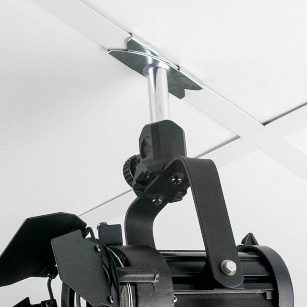 KD CM16P Steel Silver Ceiling Clip with 5/8