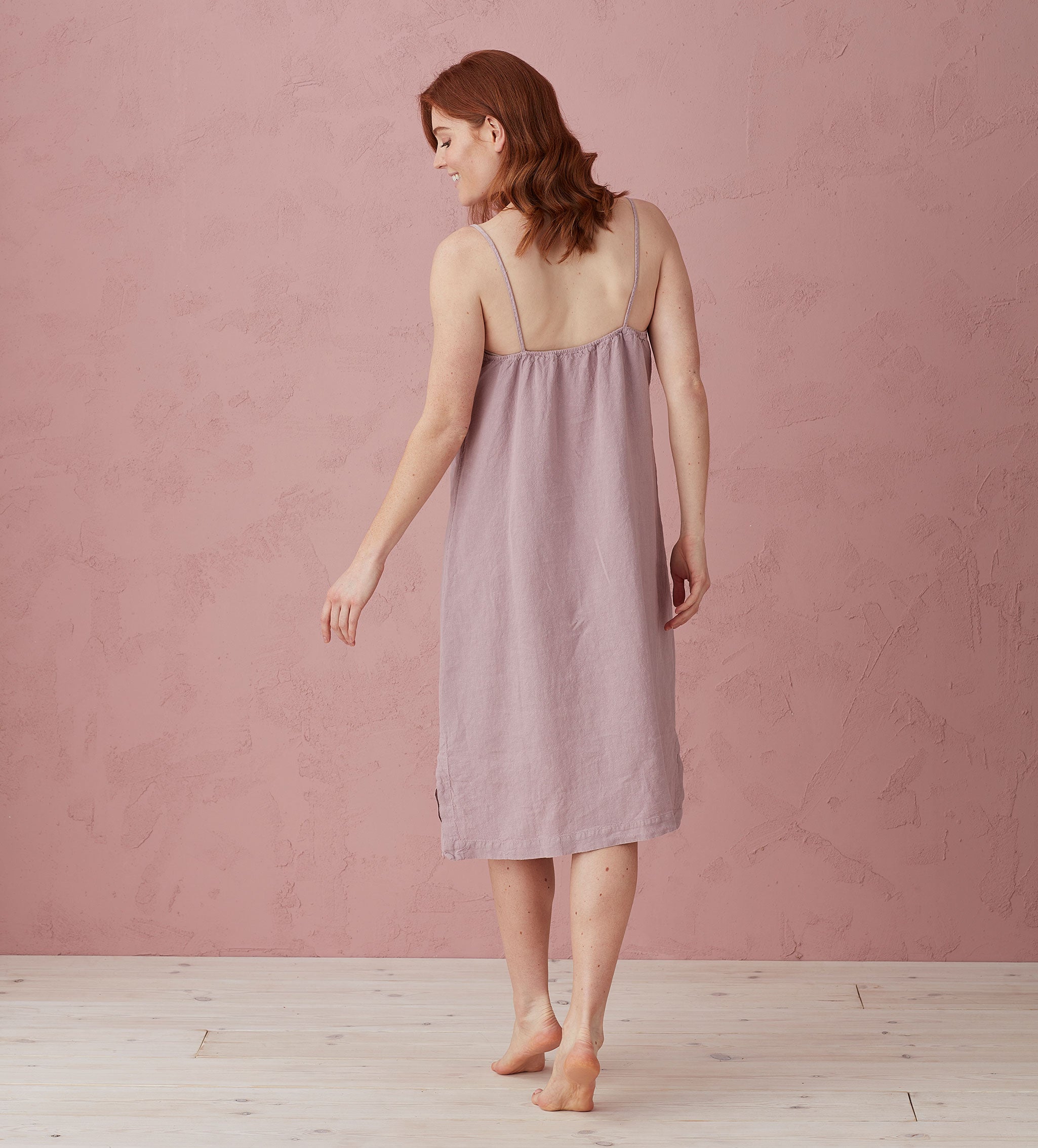 Vintage Rose 100% Linen Nightwear for Women - Soft & Breathable Sleepwear Set - Perfect for Summer Nights & Relaxing at Home