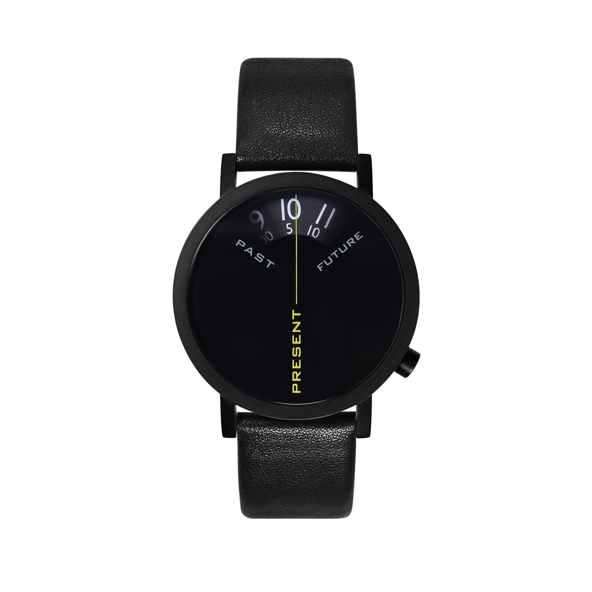 Men's Analog Wrist Watch - 40mm Japanese Quartz Movement, Water Resistant 30M, Past Present Future Design - Perfect for Business, Casual & Outdoor Activities
