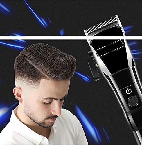 Professional Cordless Hair Clipper & Beard Trimmer Kit - Rechargeable Hair Cutting Grooming Set with Nose Trimmer for Men & Women | Home Barbering, Travel Grooming, Personal Styling