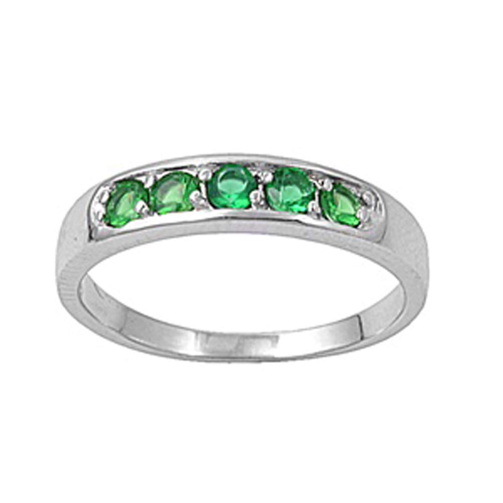 Sterling Silver Statement Ring with Accent - Choose Your Color | Elegant Jewelry for Women, Perfect for Parties, Weddings & Everyday Wear