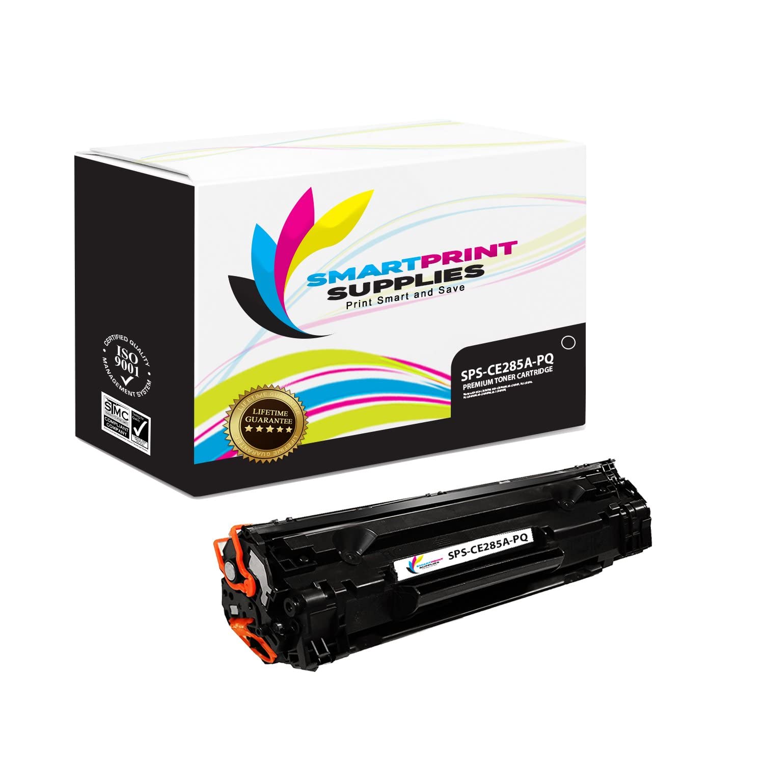 Premium 85A CE285A Black Toner Cartridge Replacement for HP LaserJet 1100 P1102W 1200 M1212NF Printers - 4 Pack (1,600 Pages) - High Yield Compatible Toner for Home & Office Printing