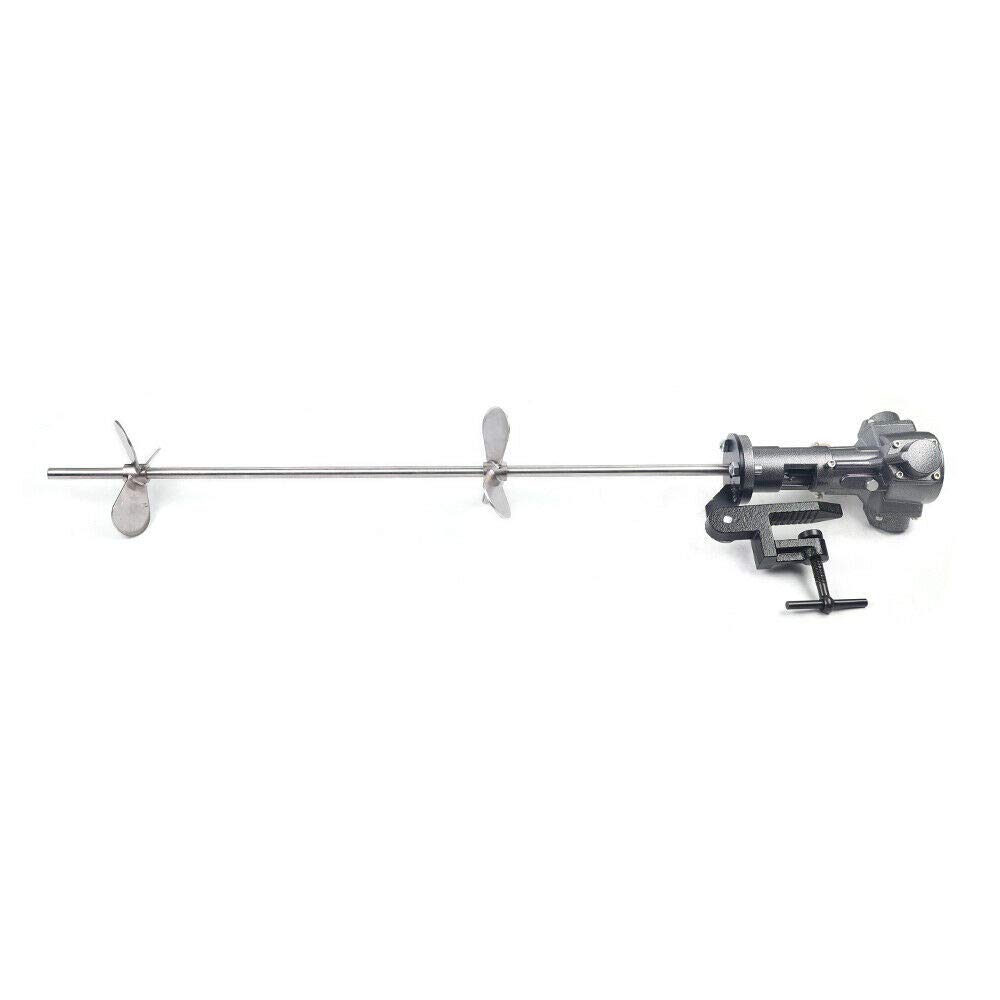 CNCEST 1/2HP 50 Gallon Automatic Paint Mixer - Pneumatic Bracket Stirring Machine with Stainless Steel Clip - Perfect for Professional Paint Shops, Auto Body Repair & Industrial Coating Applications