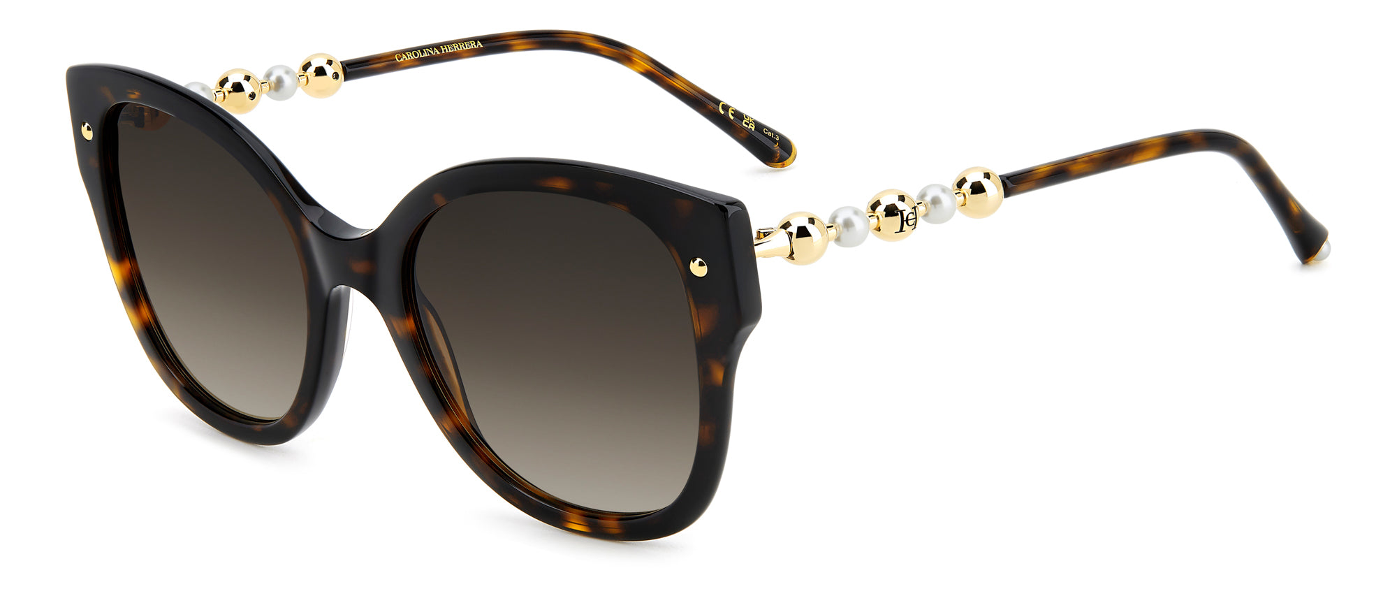 Carolina Herrera HER 0318/S Women's Luxury Sunglasses - UV Protection & Polarized Lenses for Driving, Beach & Outdoor Fashion