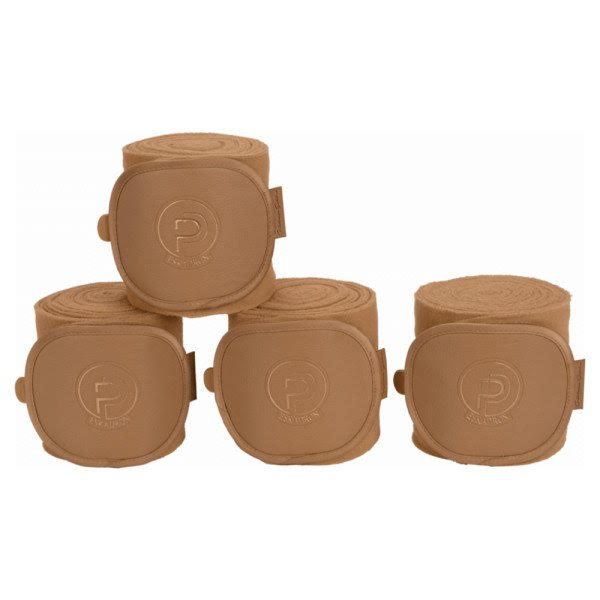 Eskadron Fleece Faux Leather Horse Bandages - Soft & Durable Leg Wraps for Riding, Training & Show Jumping