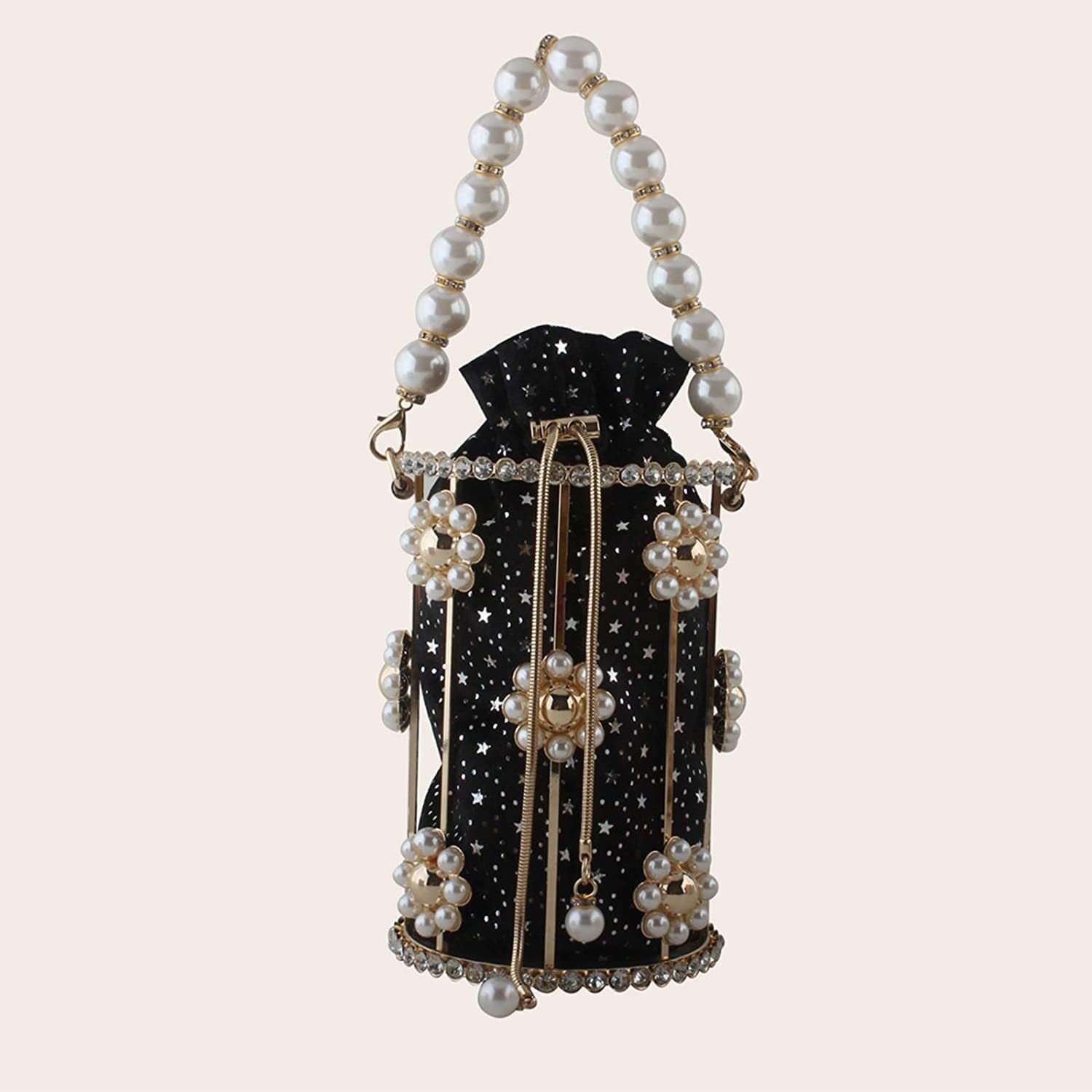 Elegant Hollow-Out Crossbody Bag for Women - Gold Evening Clutch Purse for Wedding, Prom & Birthday Parties | Perfect for Date Nights, Formal Events & Special Occasions