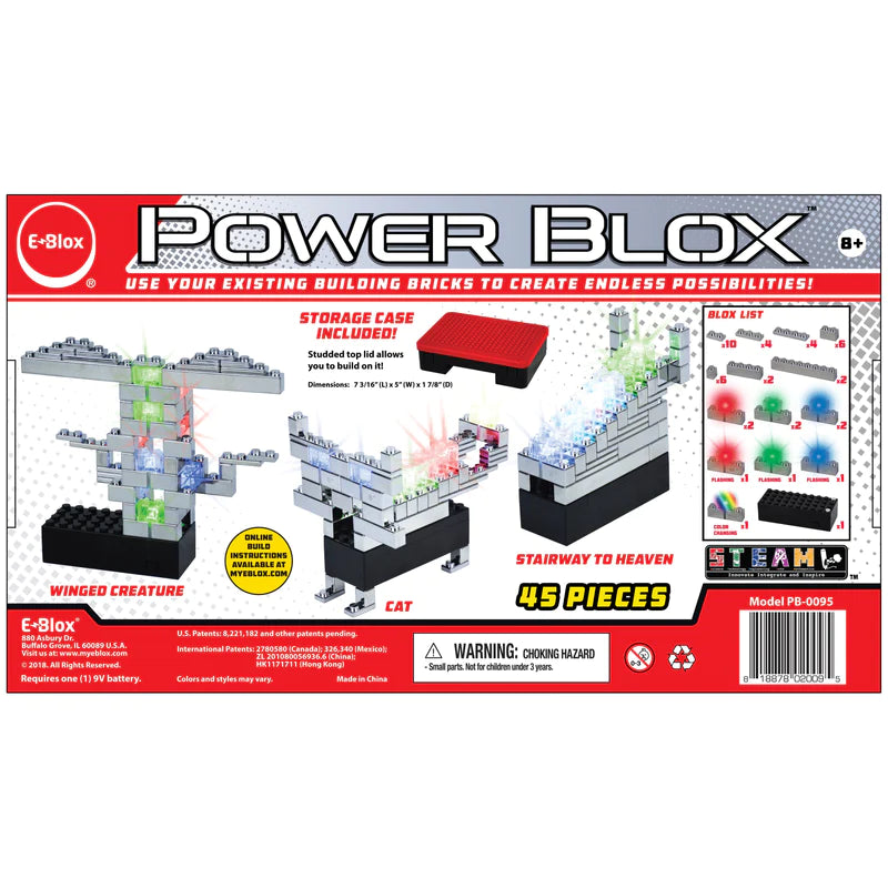 Power Blox™ Standard Set - 100-Piece Magnetic Building Blocks for Kids, STEM Educational Toys for Creative Construction and Learning - Perfect for Home, Classroom, and Playroom Activities