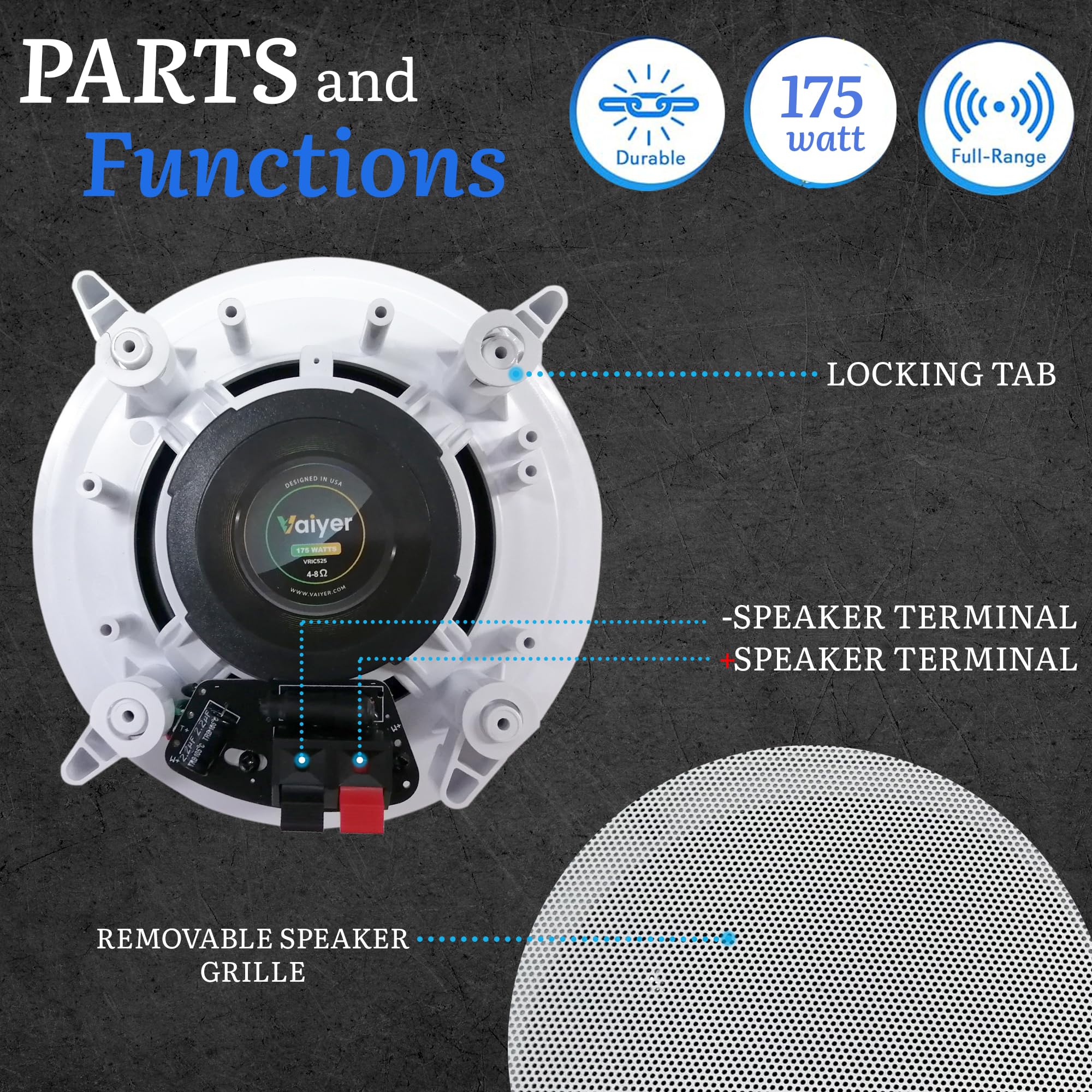 Technical Pro 2000W Bluetooth Home Theater System Kit with 4x 5.25