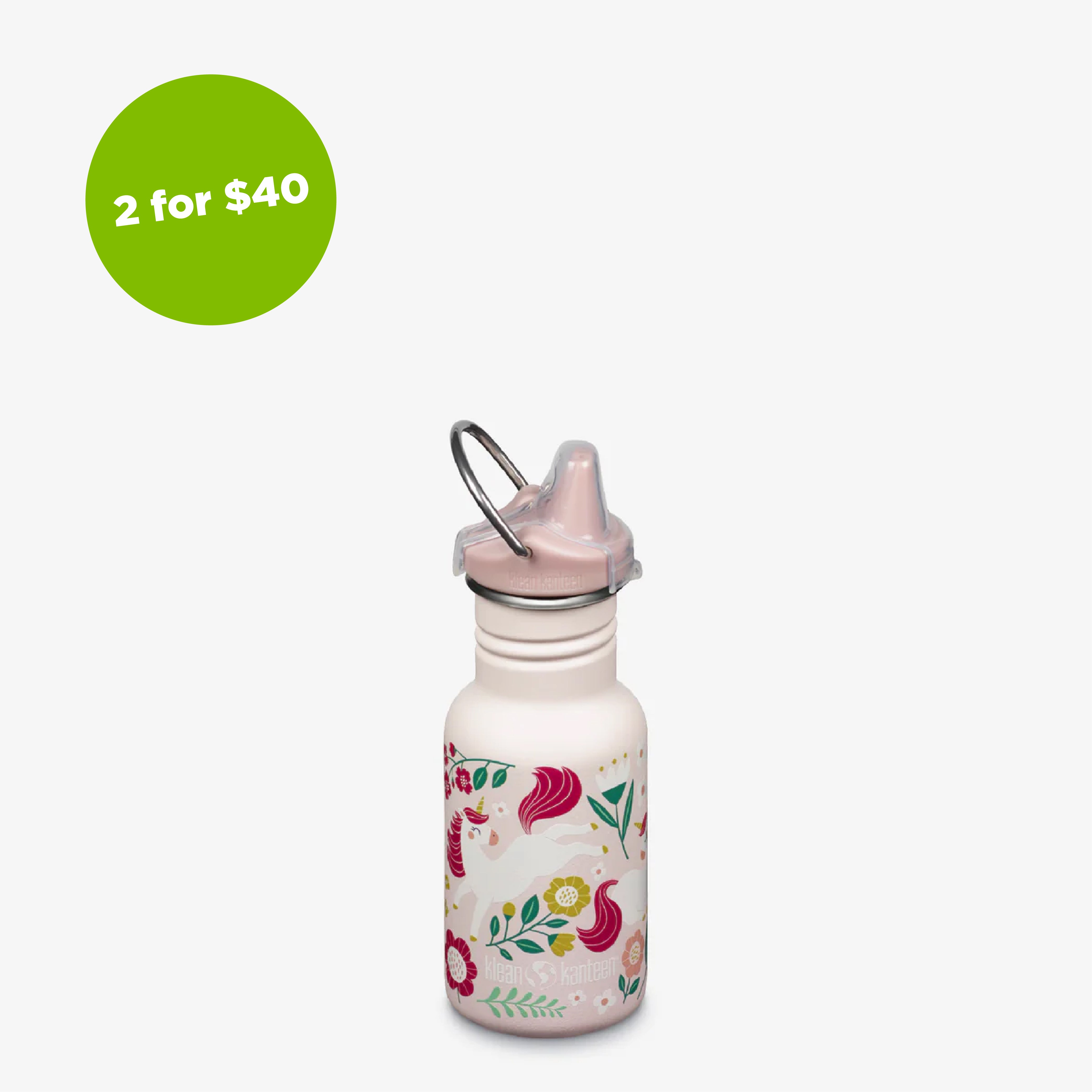 Leaping Unicorns Pink
