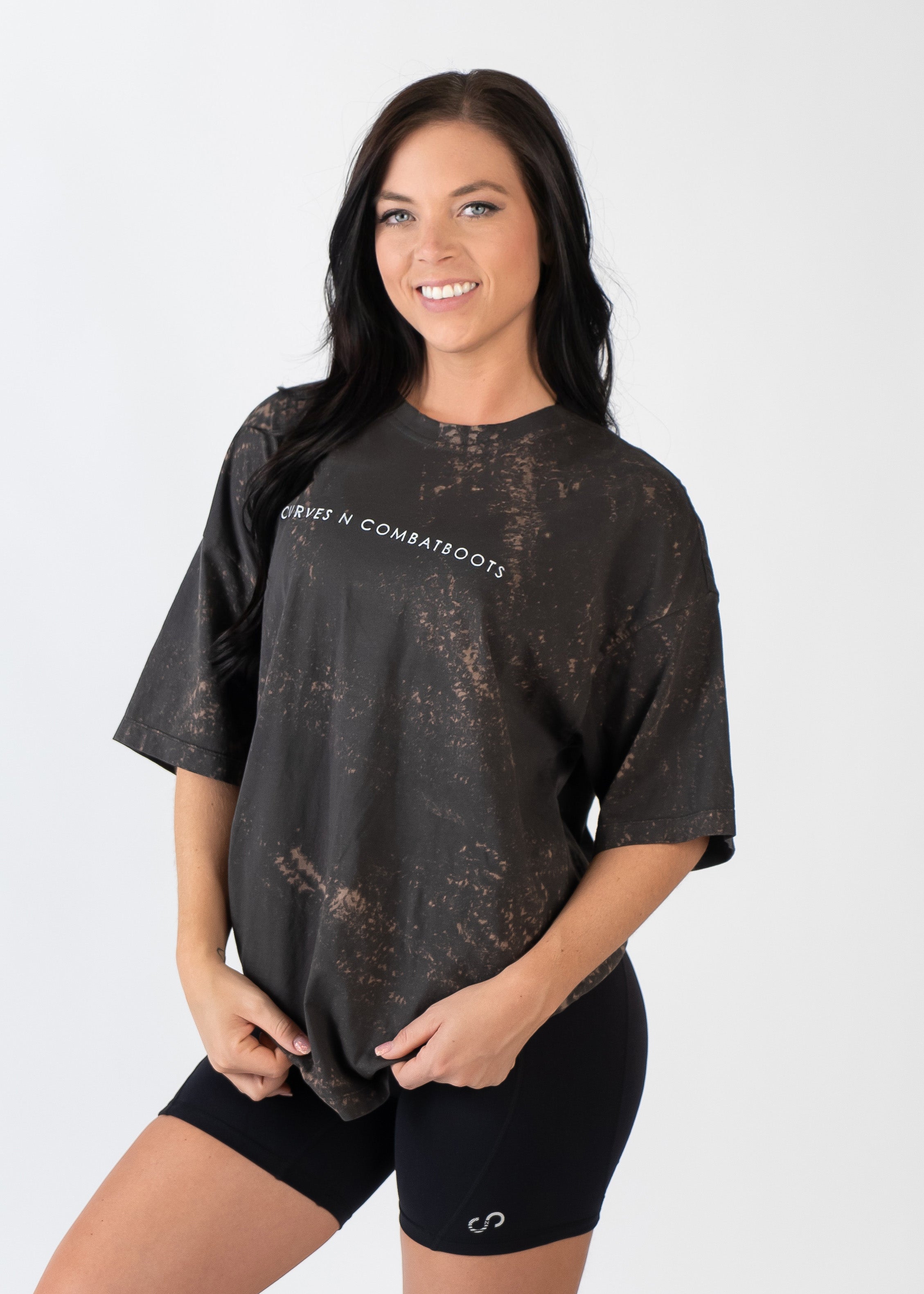 Vintage Oversized Black Bleached Faded T-Shirt for Men & Women - Casual Streetwear, Loungewear, and Everyday Comfort