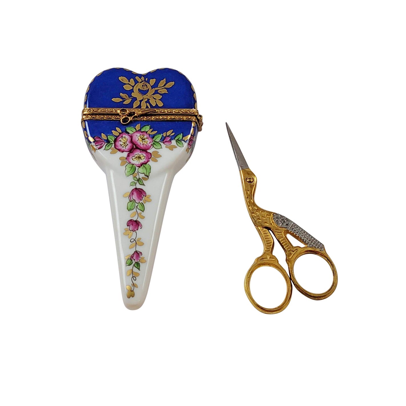 Premium Limoges Scissor Case - Elegant Storage for Sewing & Craft Scissors | Perfect for Tailors, Quilters & DIY Enthusiasts