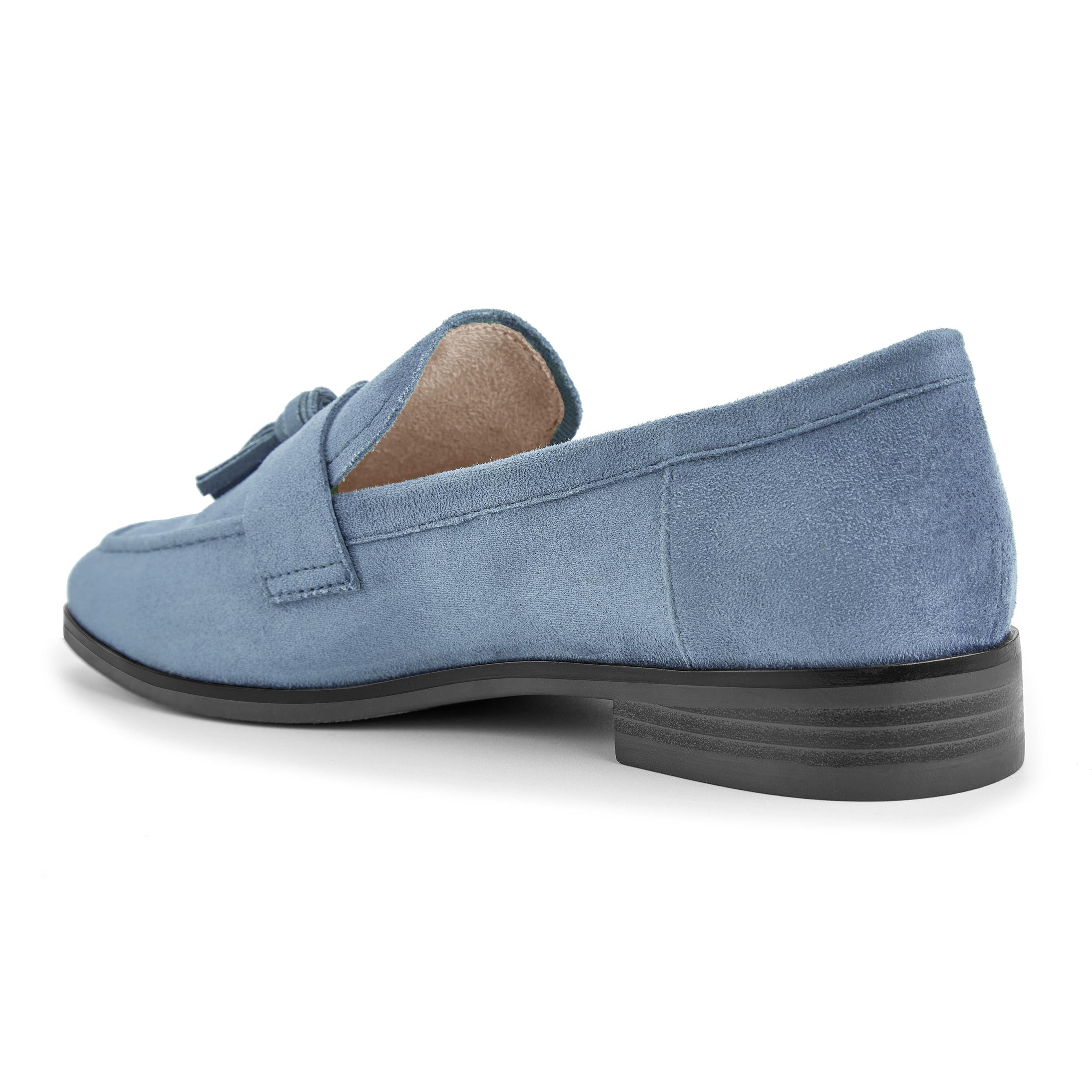 Blane Tassel Loafers for Men - Classic Leather Slip-On Dress Shoes with Comfortable Cushion - Perfect for Business, Office & Formal Occasions