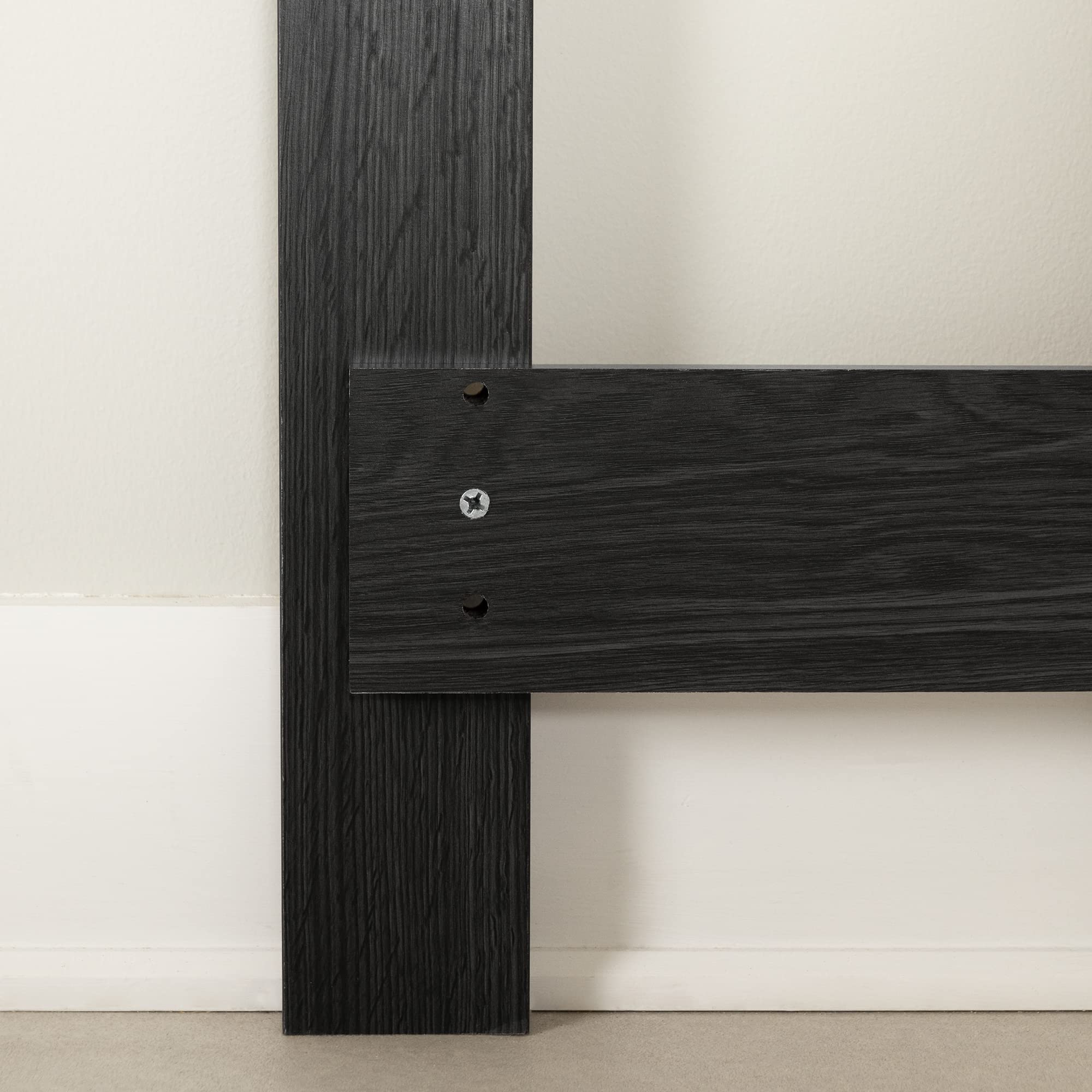 South Shore Step One Essential Full Size Headboard in Gray Oak - Perfect for Modern Bedroom Decor & Space-Saving Solutions
