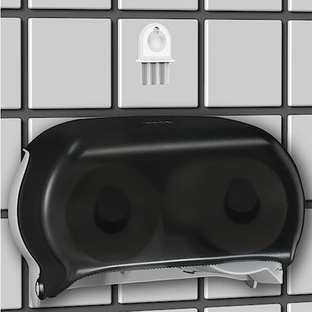 Universal Paper Towel & Toilet Paper Dispenser Key Set (5-Pack) - Compatible with Georgia Pacific & Major Brands - White - Perfect for Restrooms, Offices & Commercial Facilities