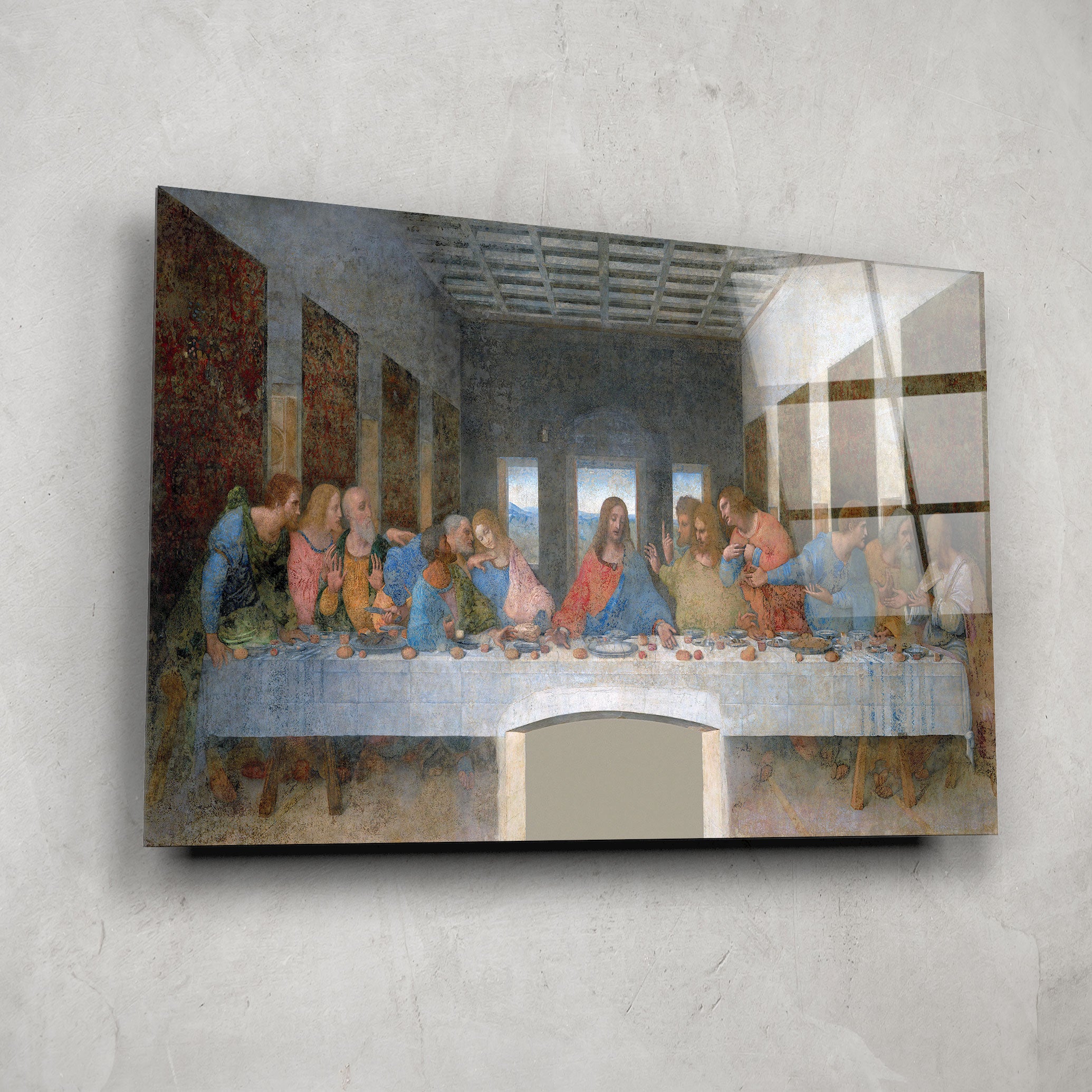 The Last Supper Painting - High-Quality Christian Wall Art for Home & Church Decor - Perfect for Religious Gifts & Biblical Art Collections