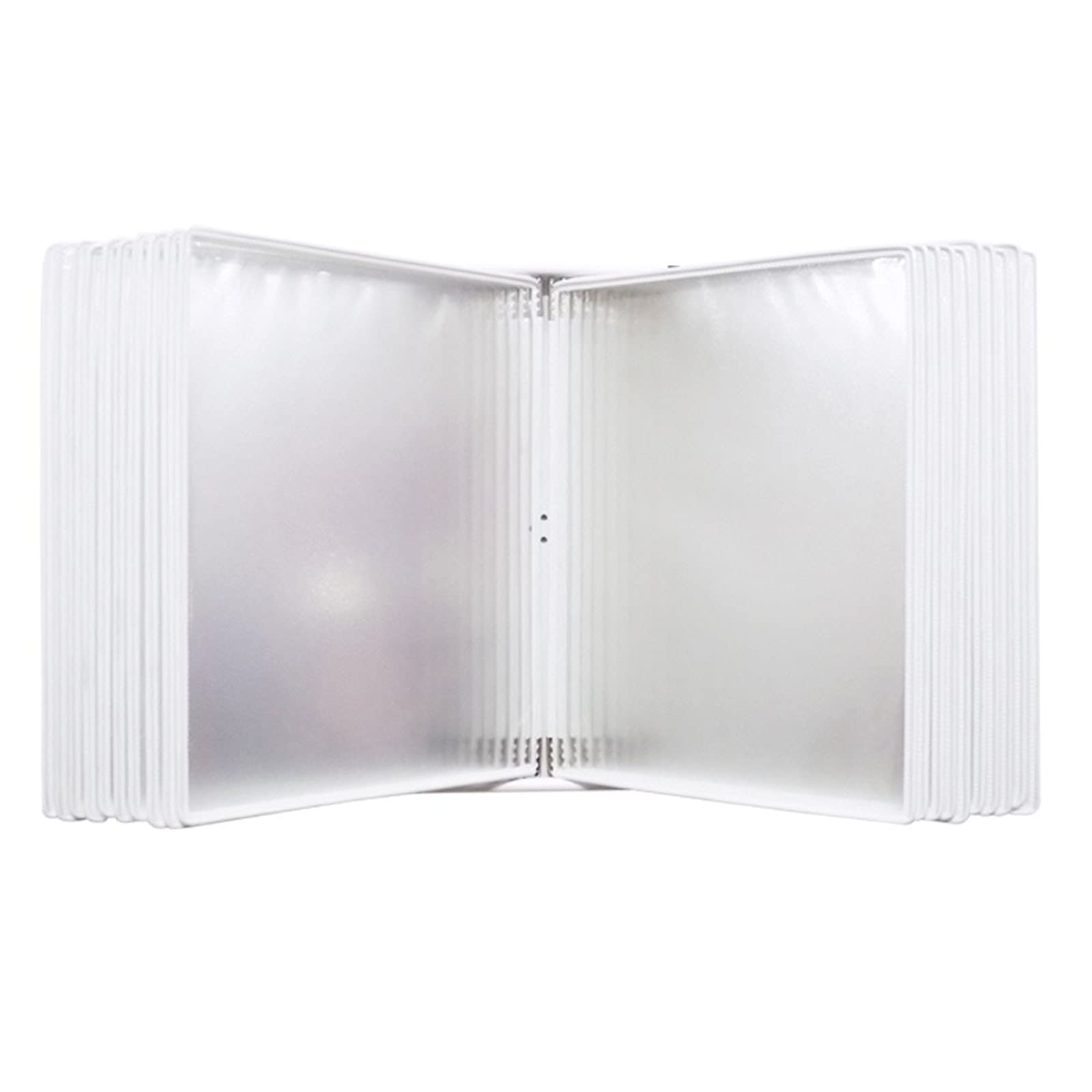 BXYXJ Wall-Mounted Desktop Reference System - 20 Page/40 Pocket File Organizer with Clear Protective Sleeves (Color: D) - Perfect for Office Documents, School Projects & Home Organization