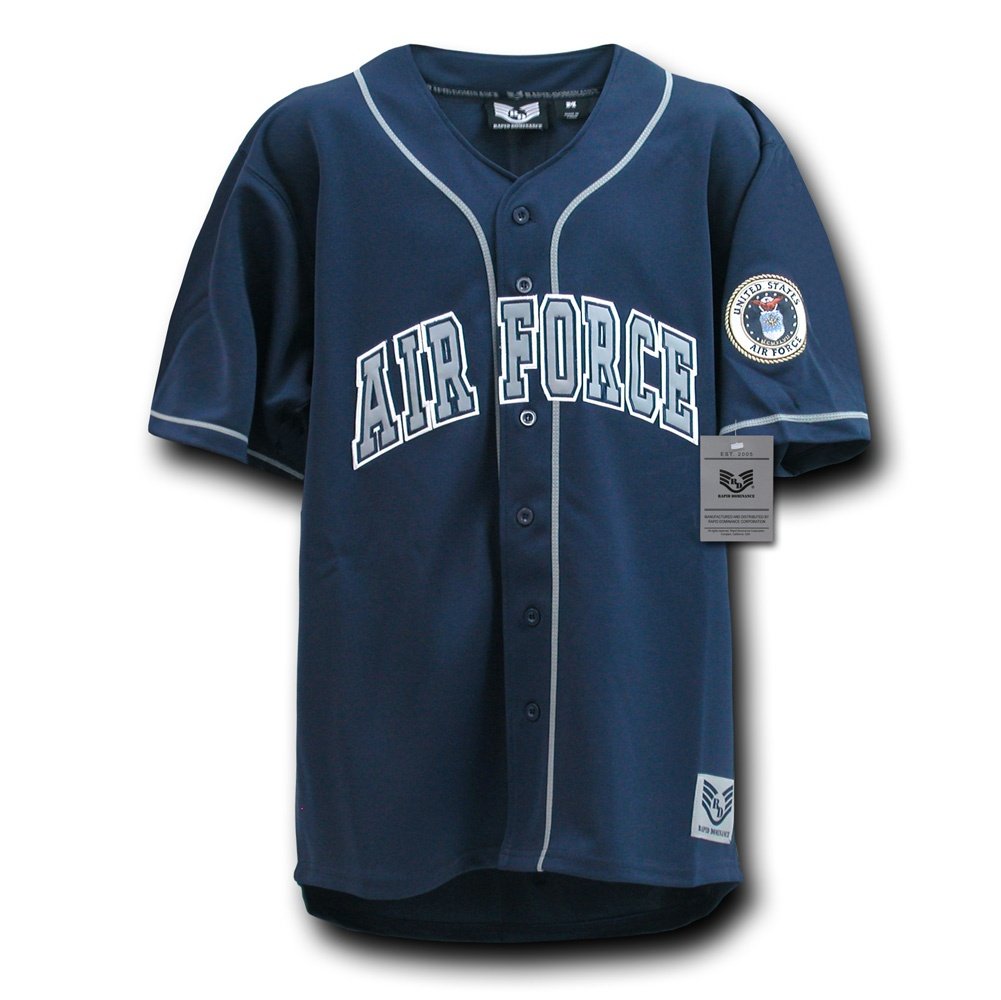 Rapiddominance Air Force Baseball Jersey - High-Quality Custom Baseball Uniforms for Teams & Fans | Perfect for Games, Training & Fan Gear