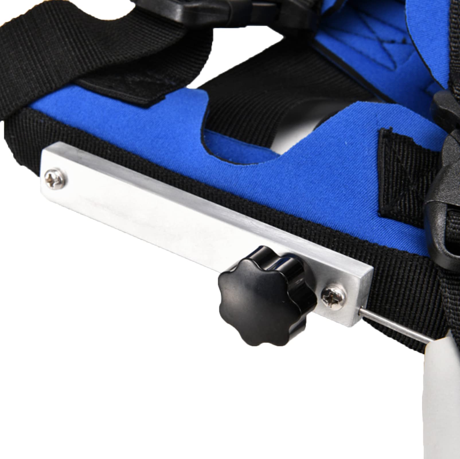 Blind Dog Harness for Small, Medium & Large Dogs - Adjustable Guide Dog Walking Ring with Handle - Blue Medium Size for Blind Dogs - Perfect for Outdoor Walks, Training & Daily Assistance