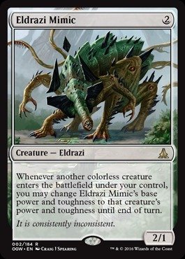 Magic The Gathering Eldrazi Mimic (002/184) Oath of The Gatewatch Foil MTG Card - Collectible Trading Card Game for Deck Building & Strategy Battles