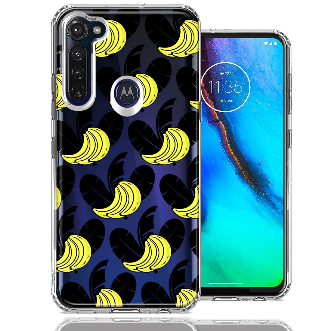 Motorola Moto G Power Case - Tropical Bananas Design for Protection & Style