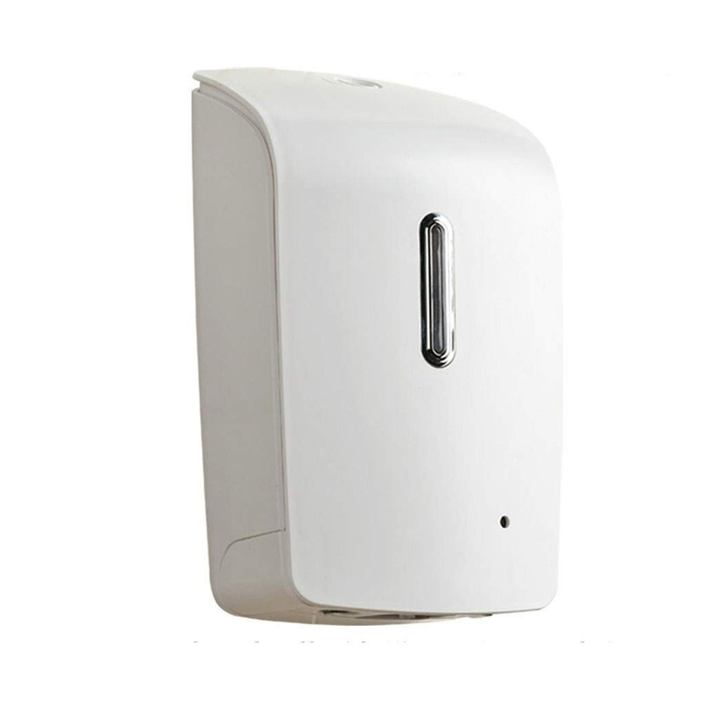 Automatic Sensor Soap Dispenser 1000ml - Touchless, Wall-Mounted, Refillable for Home, Hotel, Kitchen & Bathroom - White & Gray (Ideal for Germ-Free Hand Washing)
