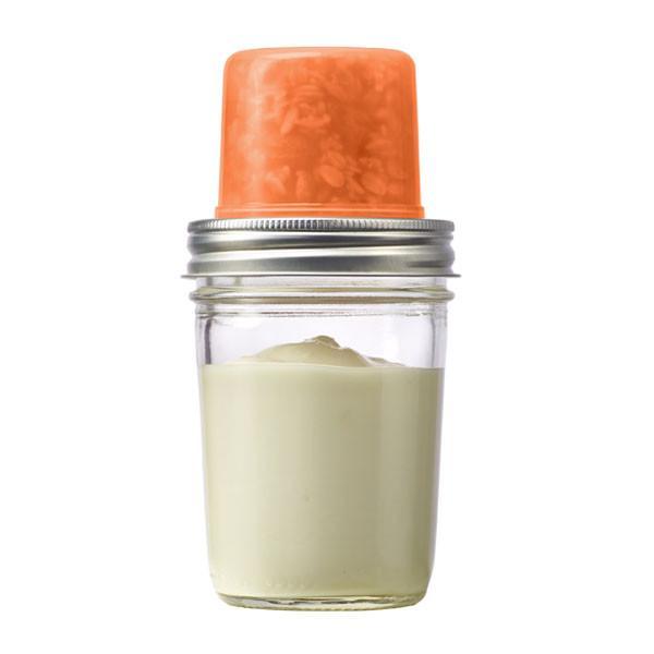 Mason Jar Lids - Airtight Snack Pack Lids for Food Storage - Perfect for Meal Prep, Canning, and On-the-Go Snacks