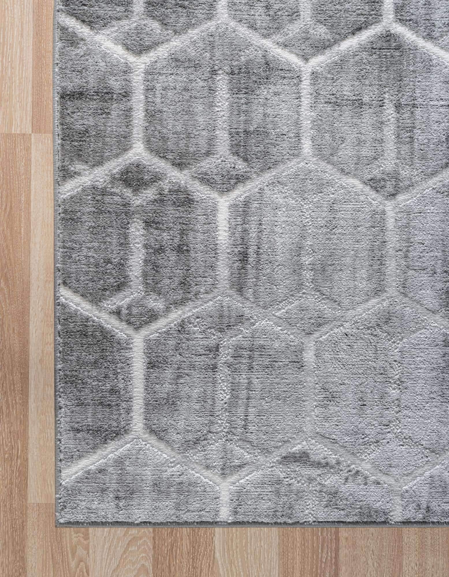 Unique Loom Matrix Trellis Collection Area Rug - 7'1